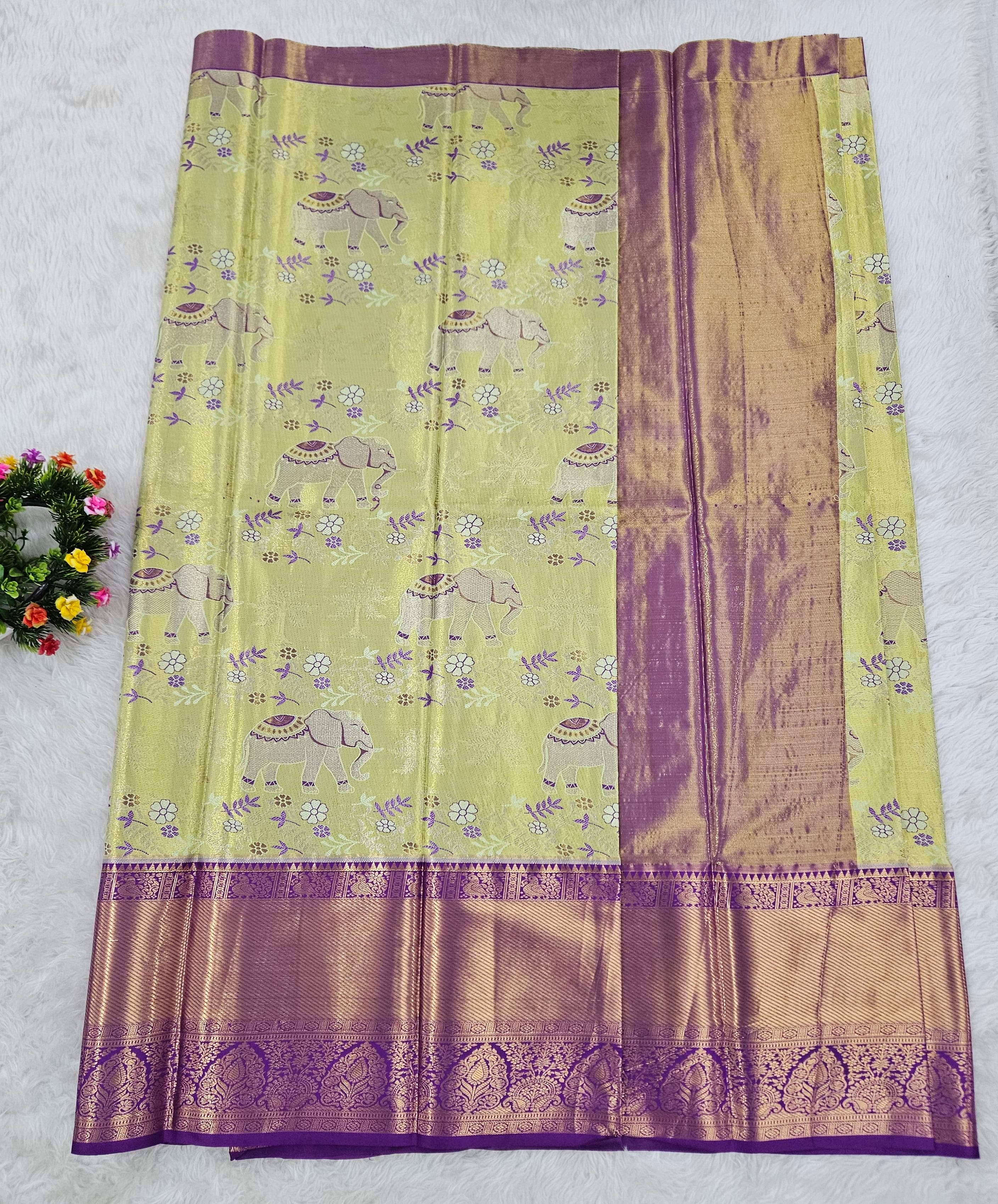 (10+ Year) Lehenga – Unstitched (Blouse + Material)