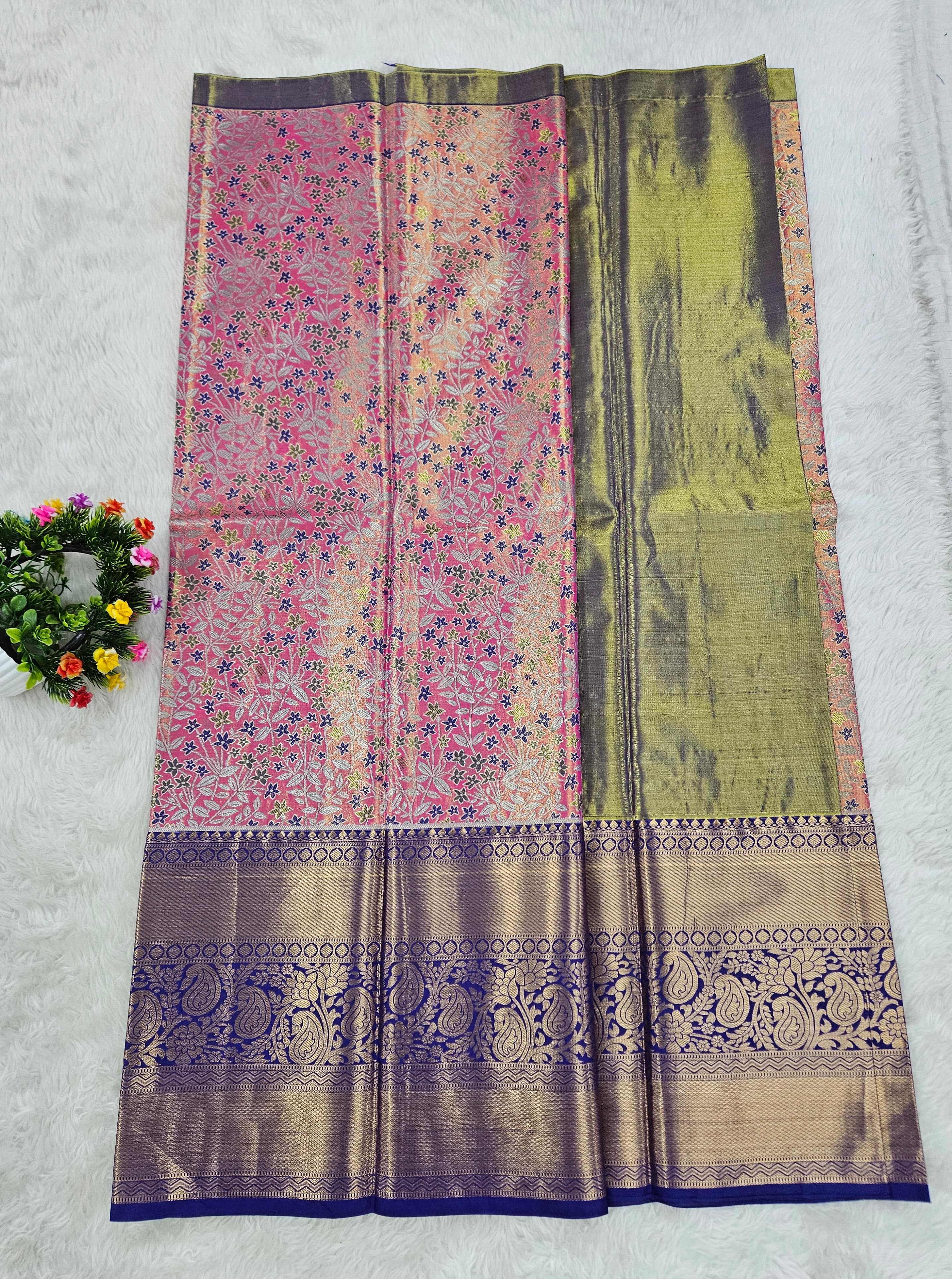 (10+ Year) Lehenga – Unstitched (Blouse + Material)