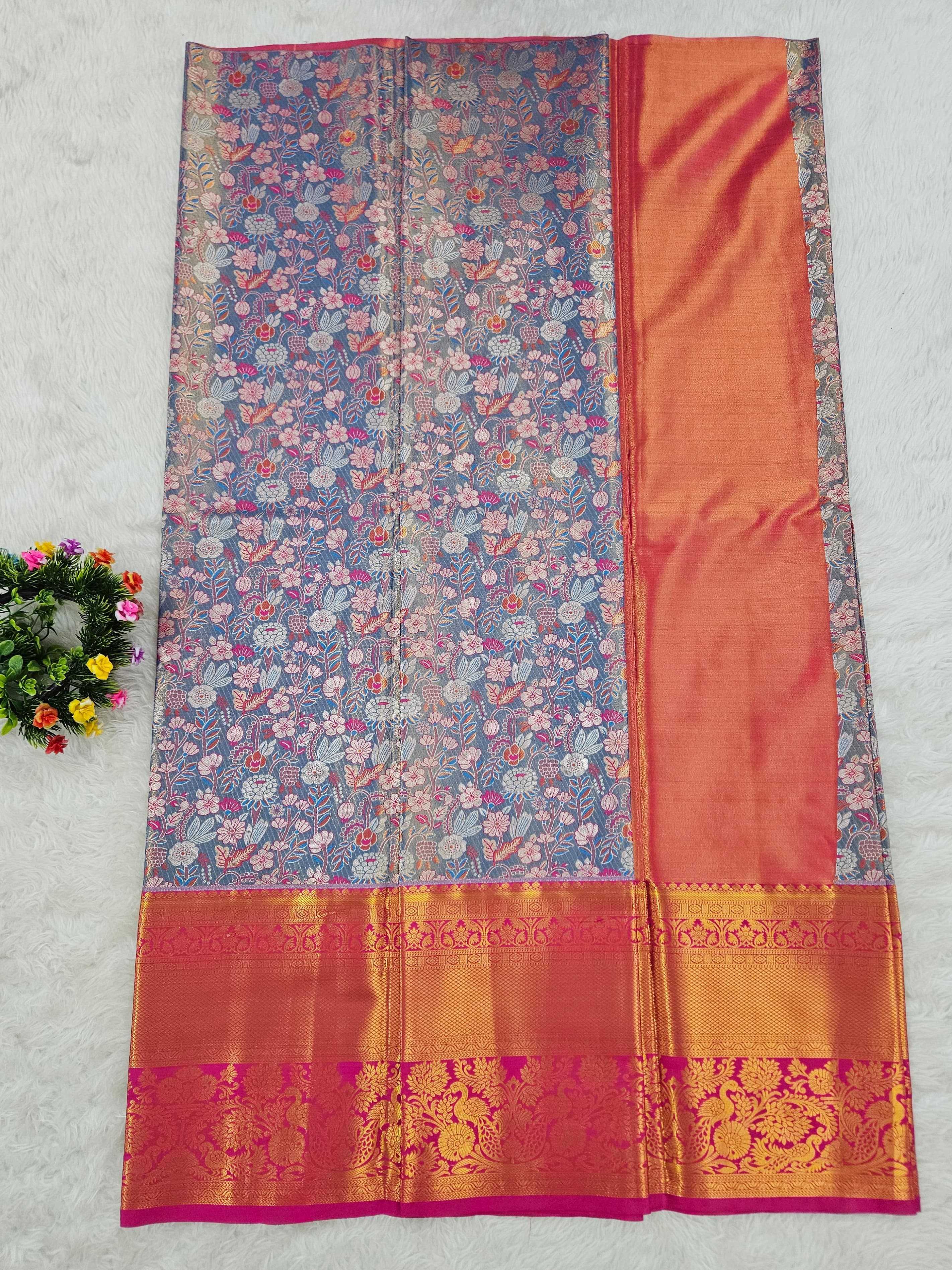 (10+ Year) Lehenga – Unstitched (Blouse + Material)