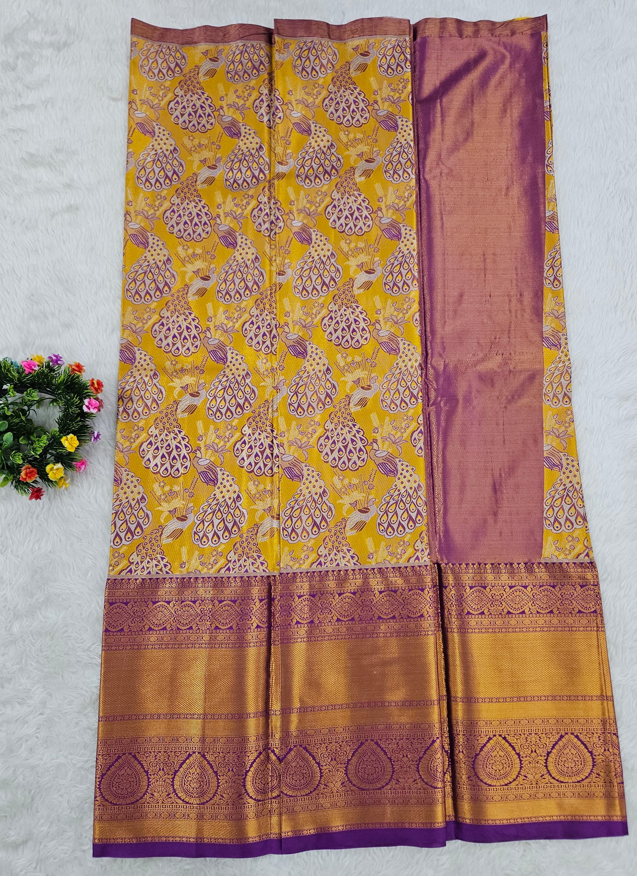 (10+ Year) Lehenga – Unstitched (Blouse + Material)