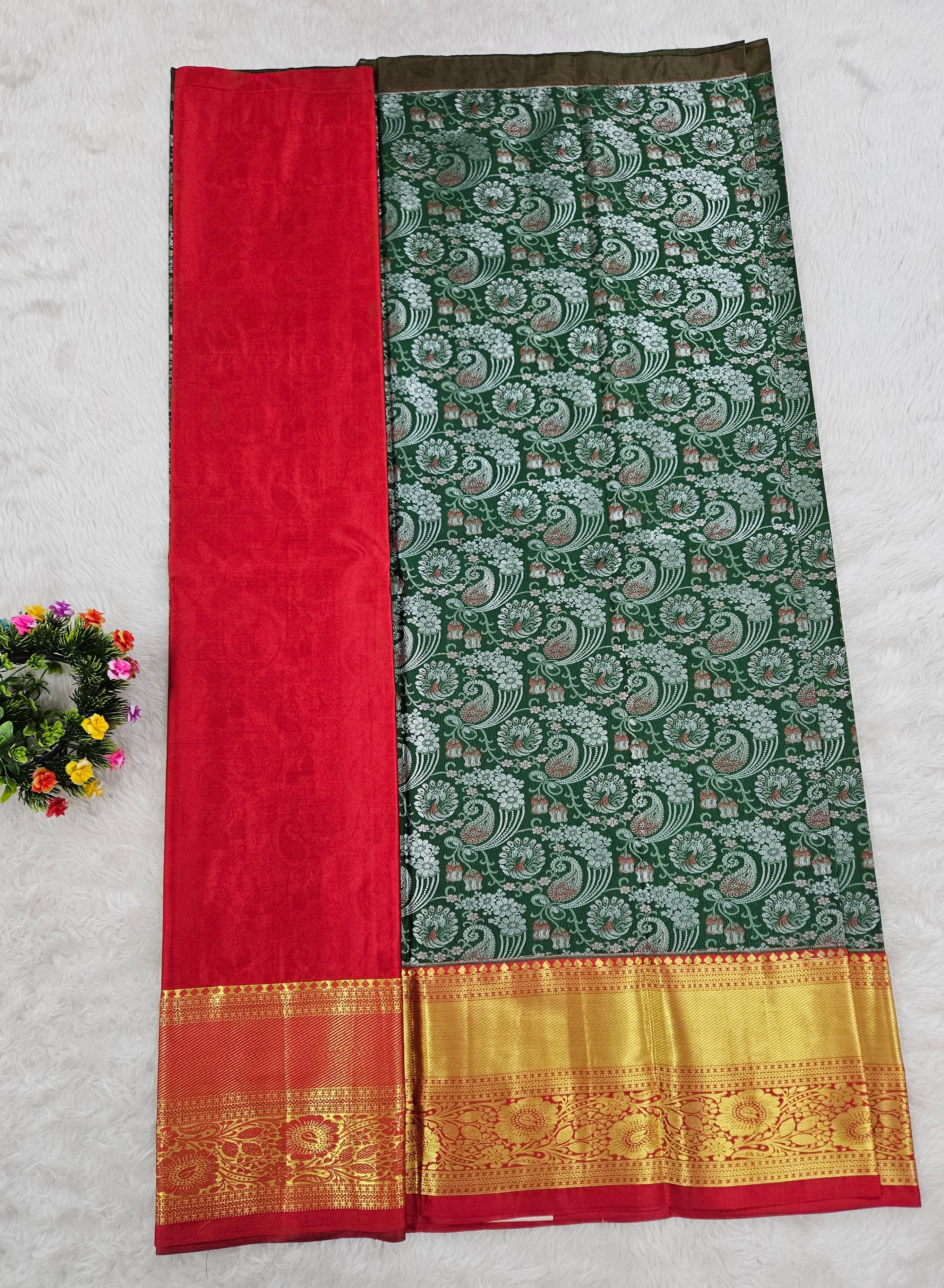 (10+ Year) Lehenga – Unstitched (Blouse + Material)