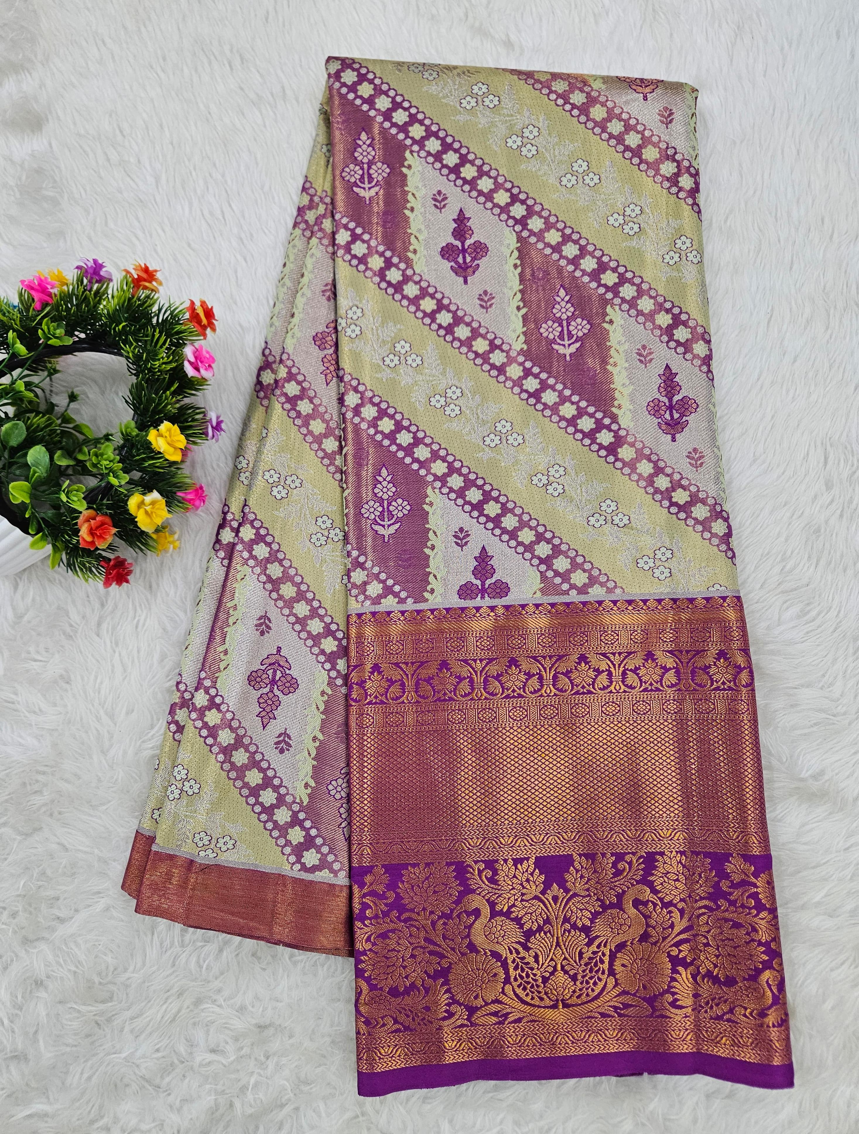 (10+ Year) Lehenga – Unstitched (Blouse + Material)