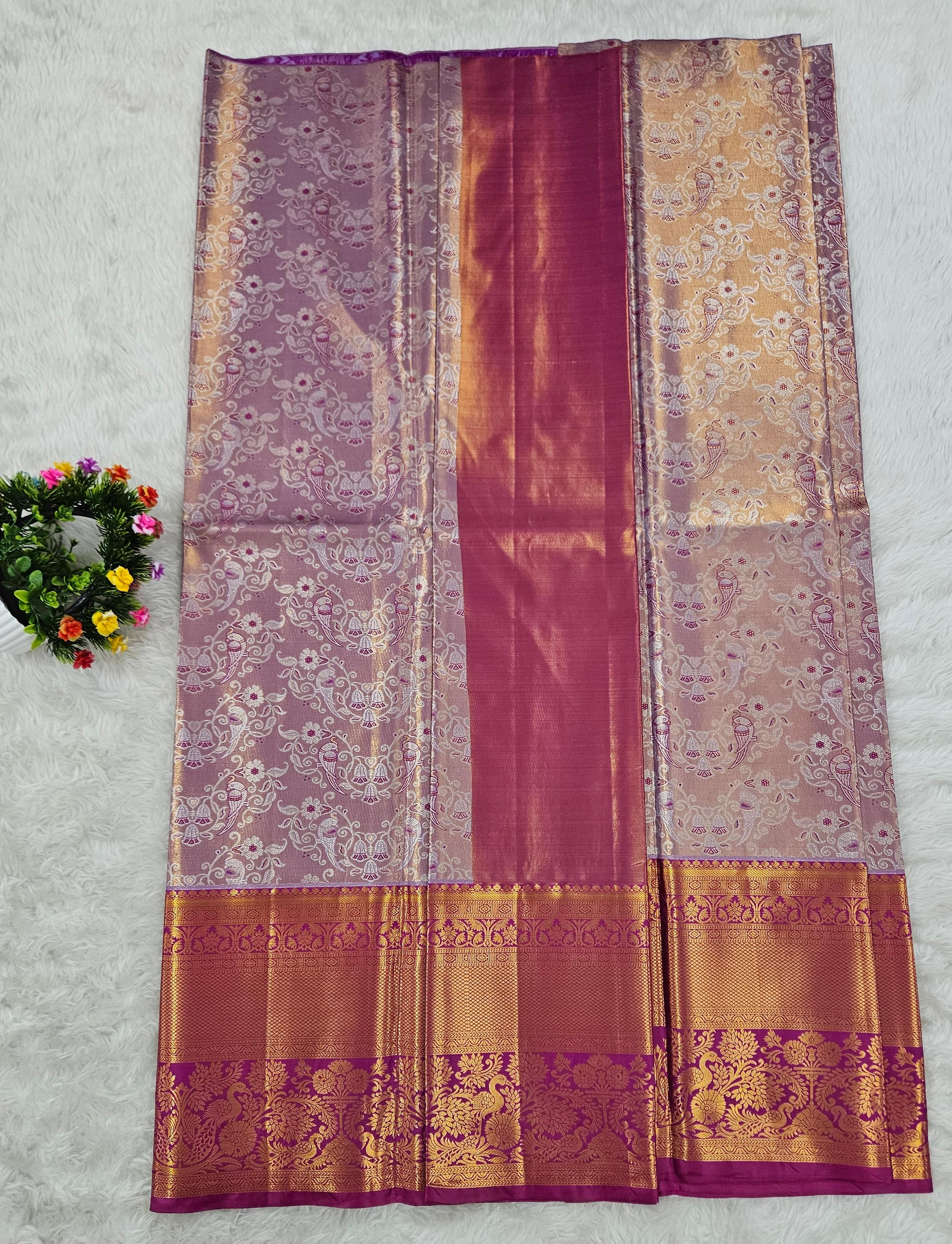 (10+ Year) Lehenga – Unstitched (Blouse + Material)