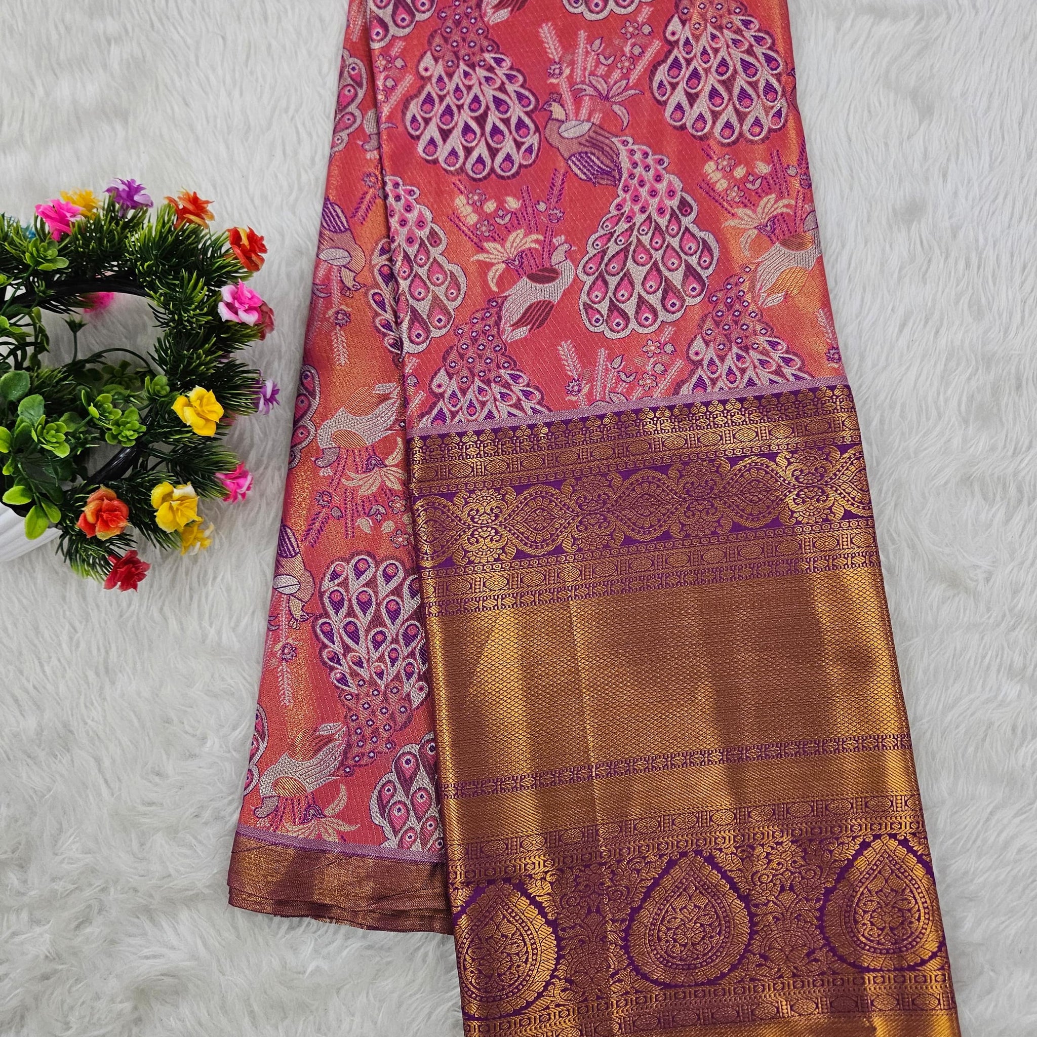 (10+ Year) Lehenga – Unstitched (Blouse + Material)