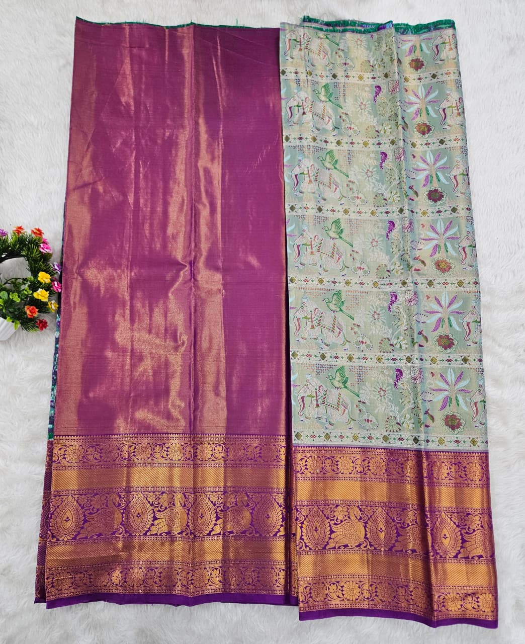 (10+ Year) Lehenga – Unstitched (Blouse + Material)