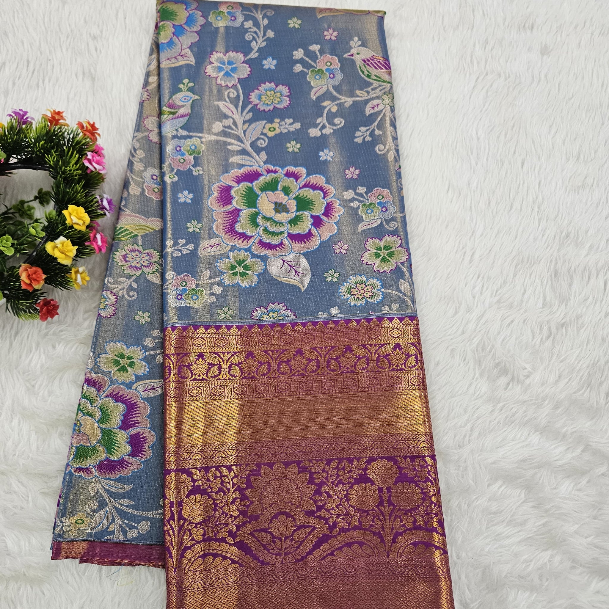 (10+ Year) Lehenga – Unstitched (Blouse + Material)