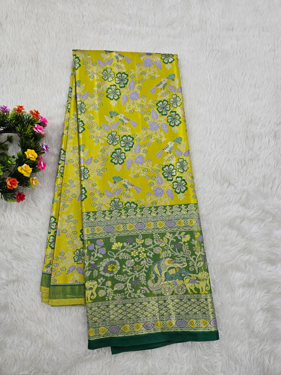 (10+ Year) Lehenga – Unstitched (Blouse + Material)