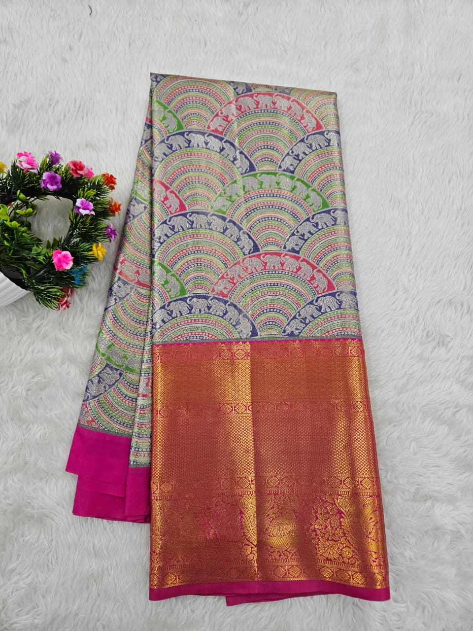 (10+ Year) Lehenga – Unstitched (Blouse + Material)