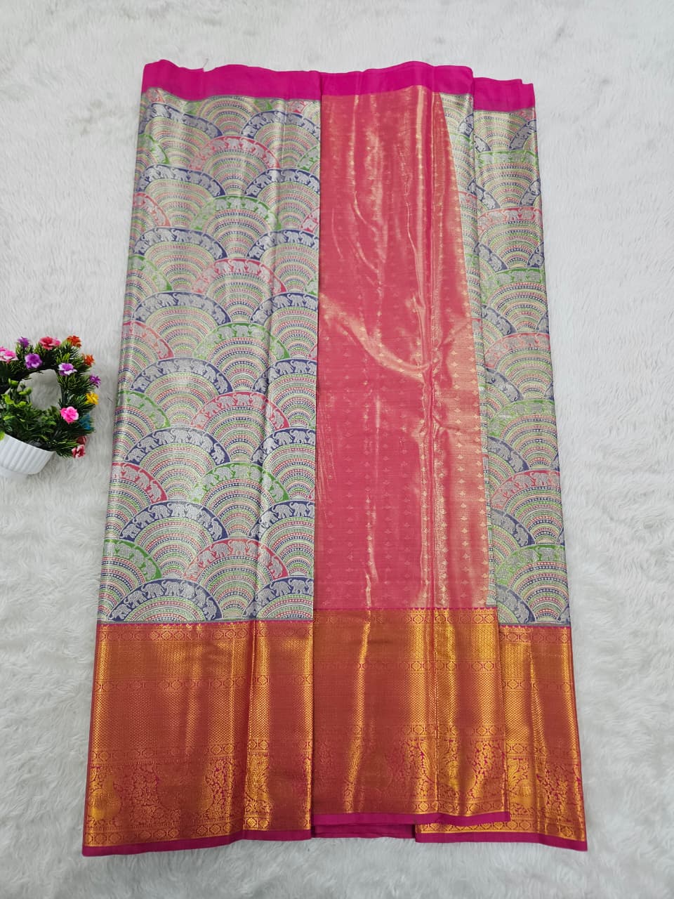 (10+ Year) Lehenga – Unstitched (Blouse + Material)