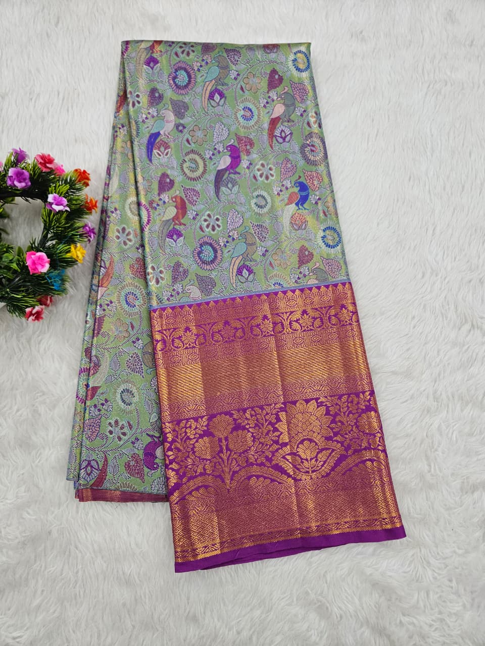 (10+ Year) Lehenga – Unstitched (Blouse + Material)