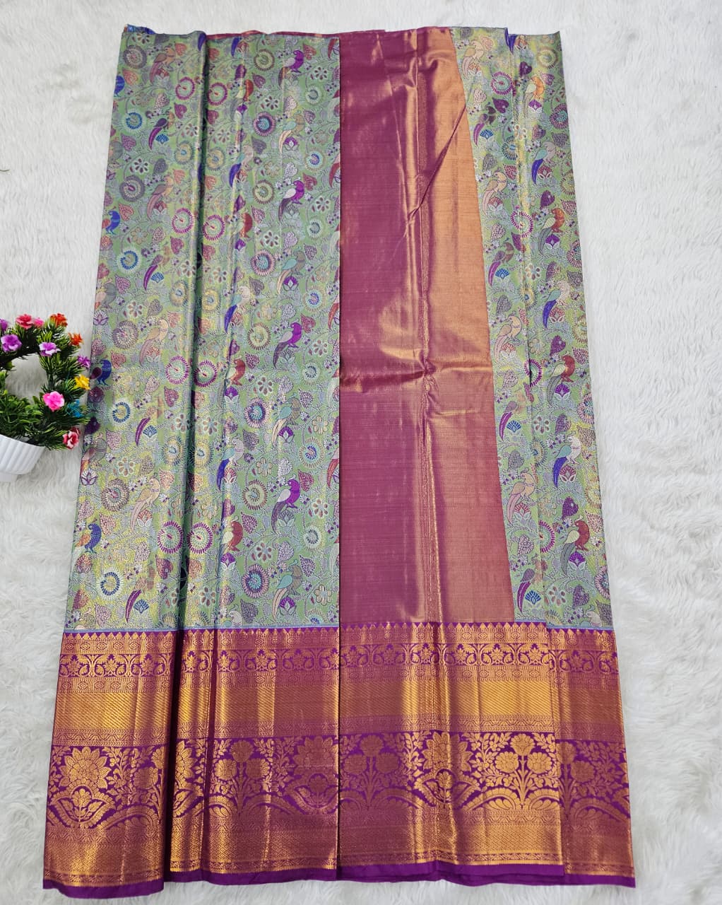 (10+ Year) Lehenga – Unstitched (Blouse + Material)