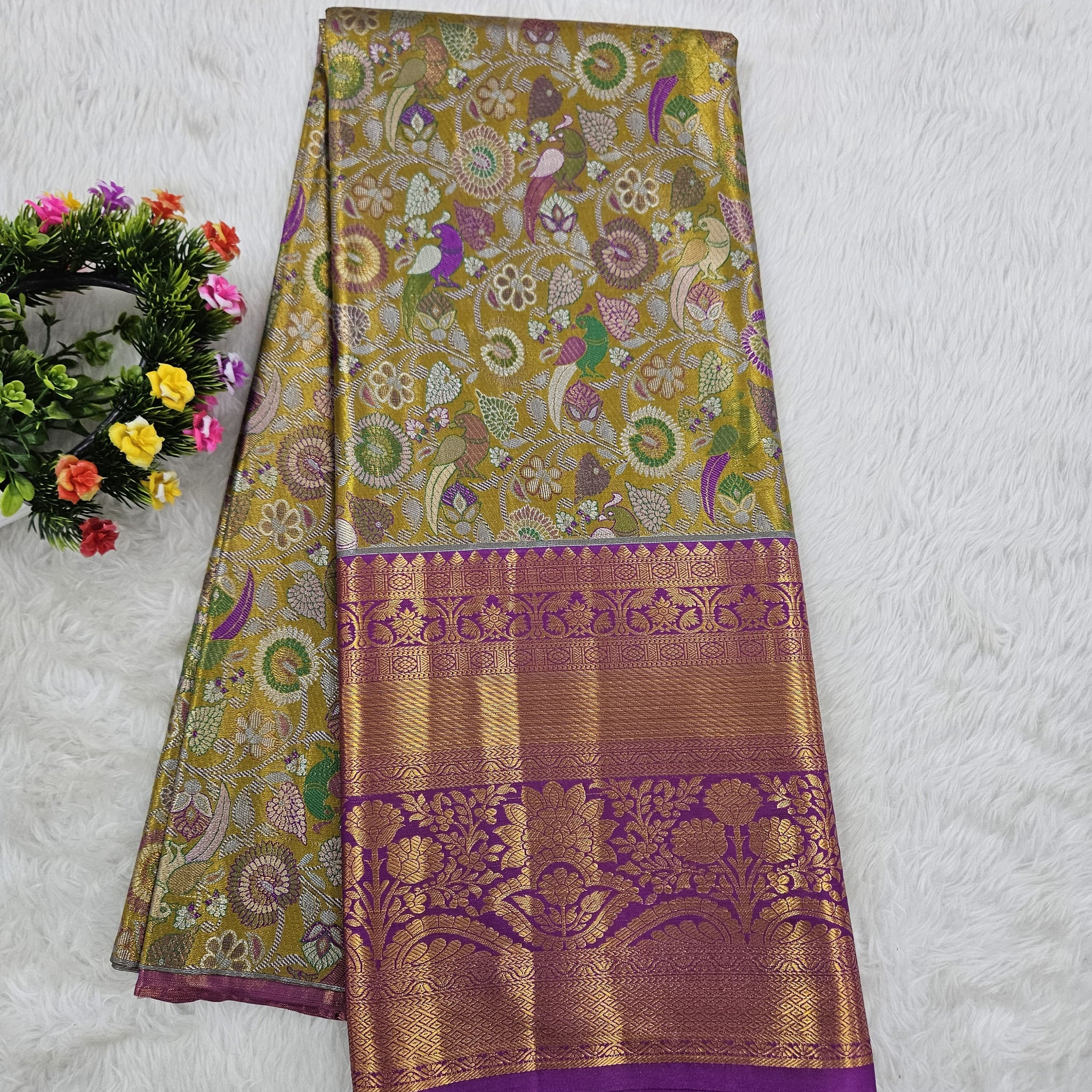 (10+ Year) Lehenga – Unstitched (Blouse + Material)