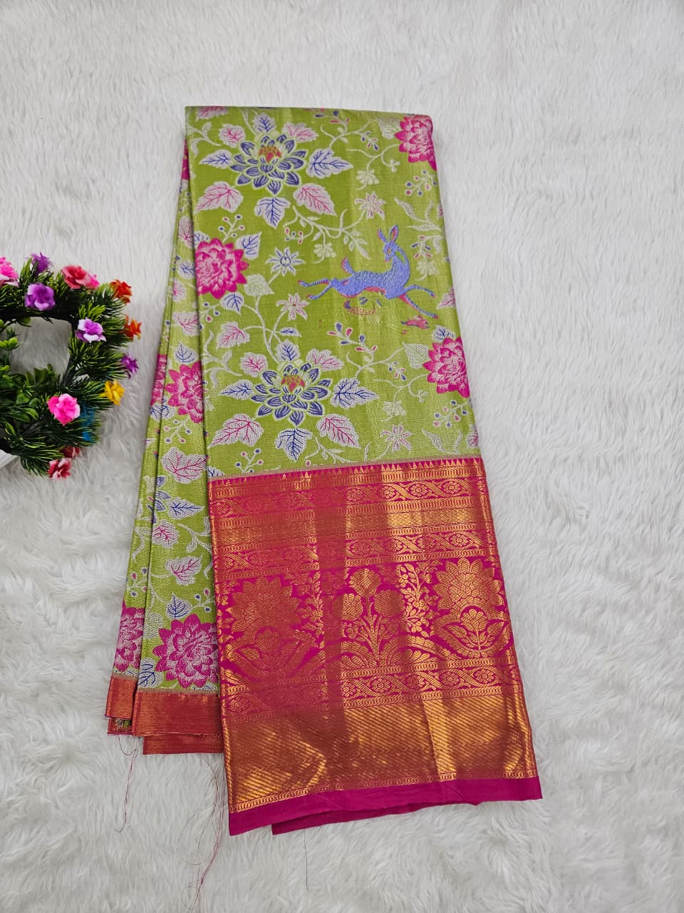 (10+ Year) Lehenga – Unstitched (Blouse + Material)