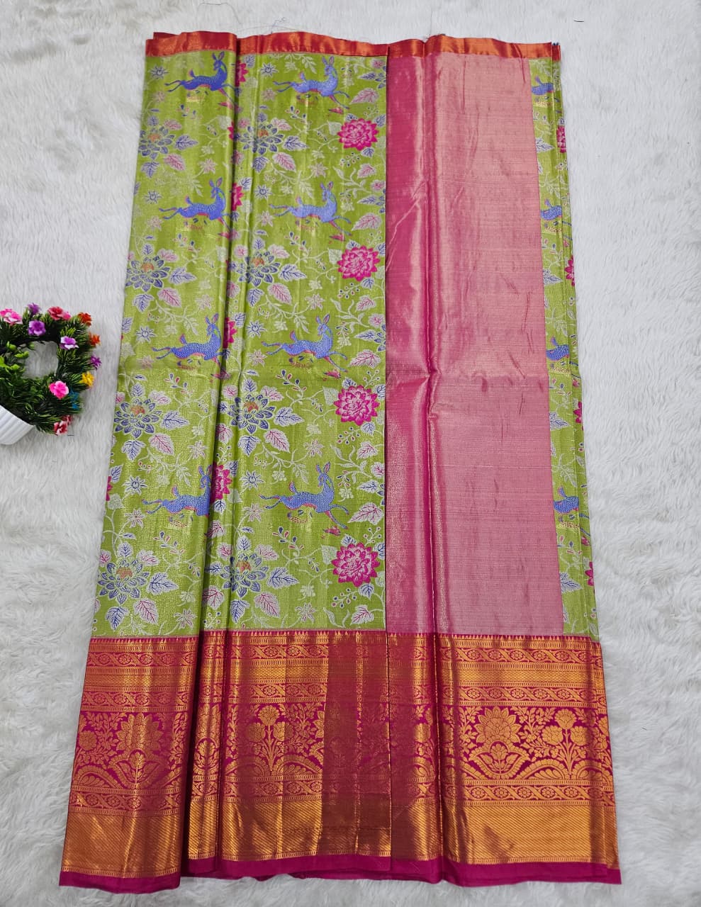 (10+ Year) Lehenga – Unstitched (Blouse + Material)