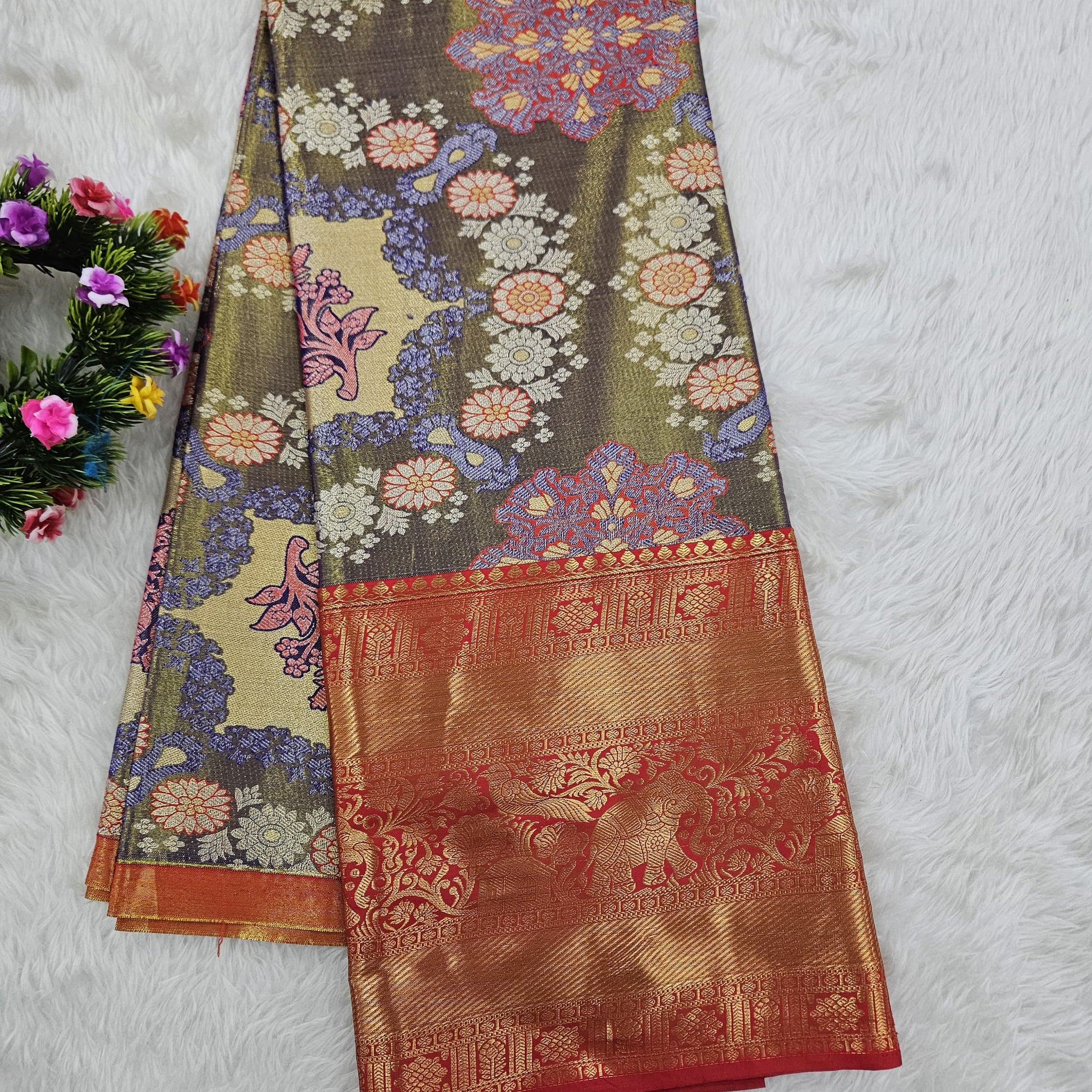 (10+ Year) Lehenga – Unstitched (Blouse + Material)