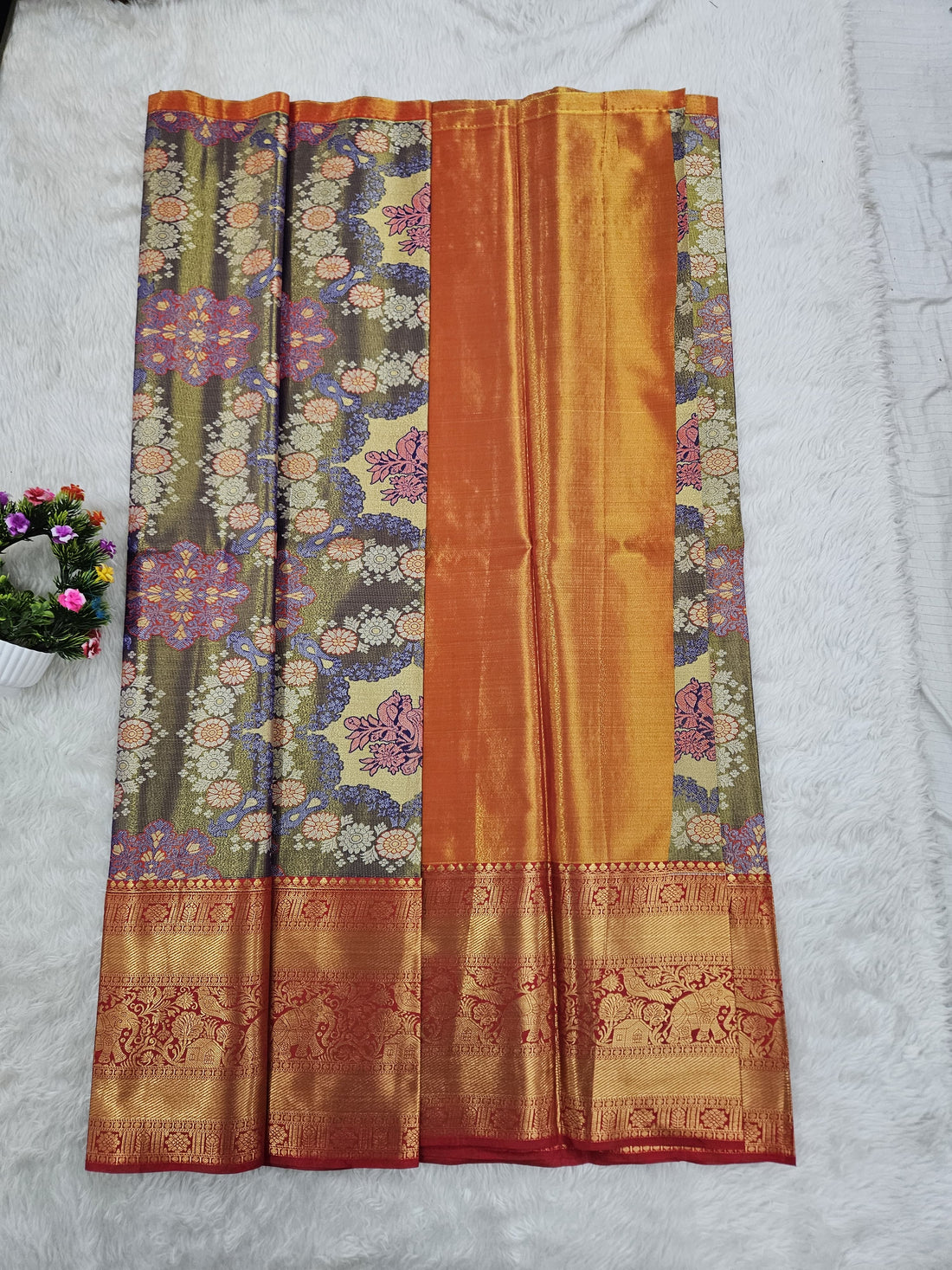 (10+ Year) Lehenga – Unstitched (Blouse + Material)