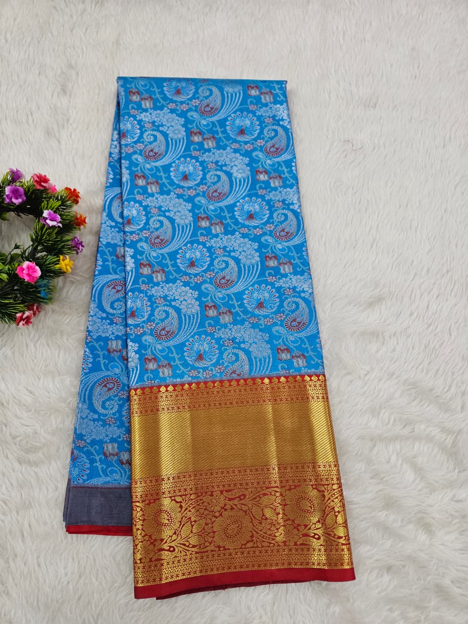 (10+ Year) Lehenga – Unstitched (Blouse + Material)