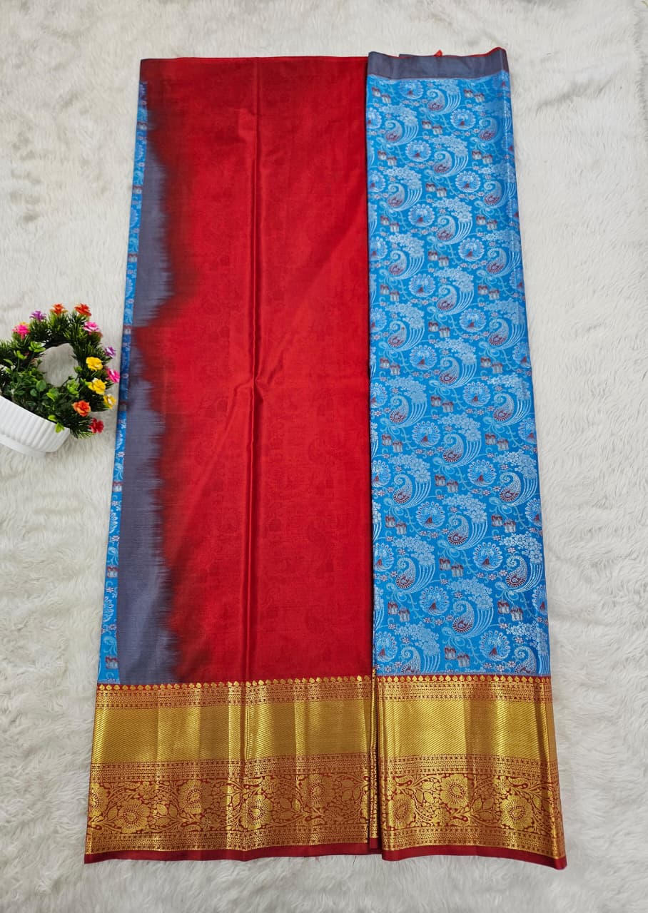 (10+ Year) Lehenga – Unstitched (Blouse + Material)