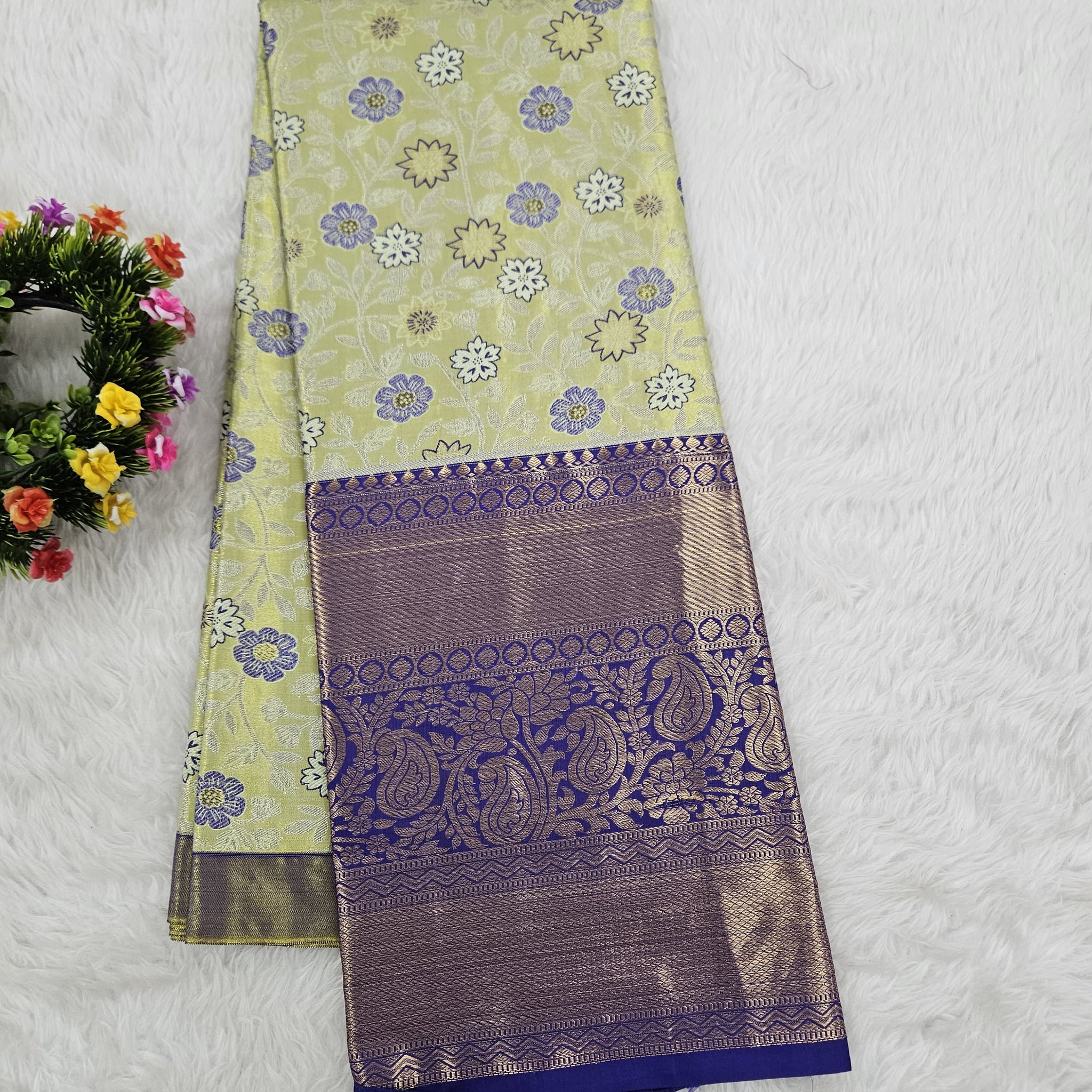 (10+ Year) Lehenga – Unstitched (Blouse + Material)