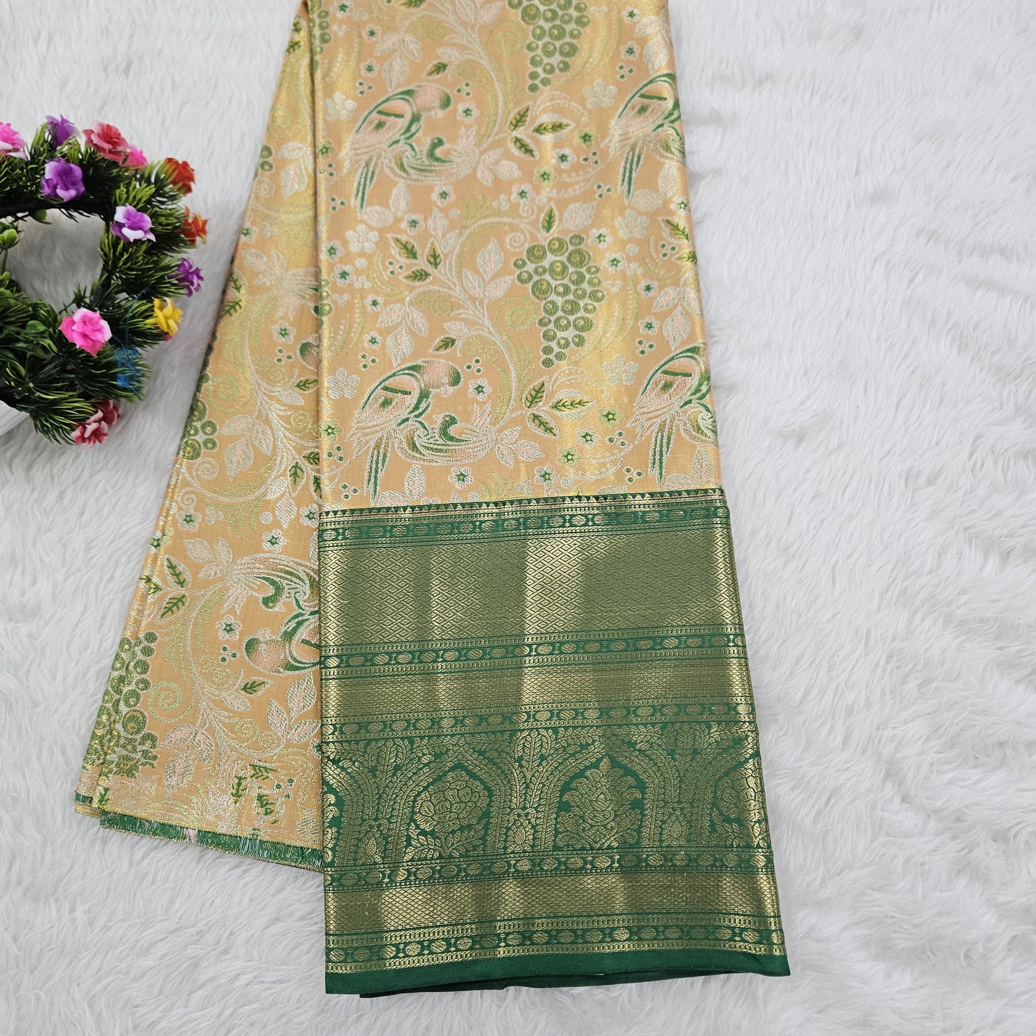 (10+ Year) Lehenga – Unstitched (Blouse + Material)