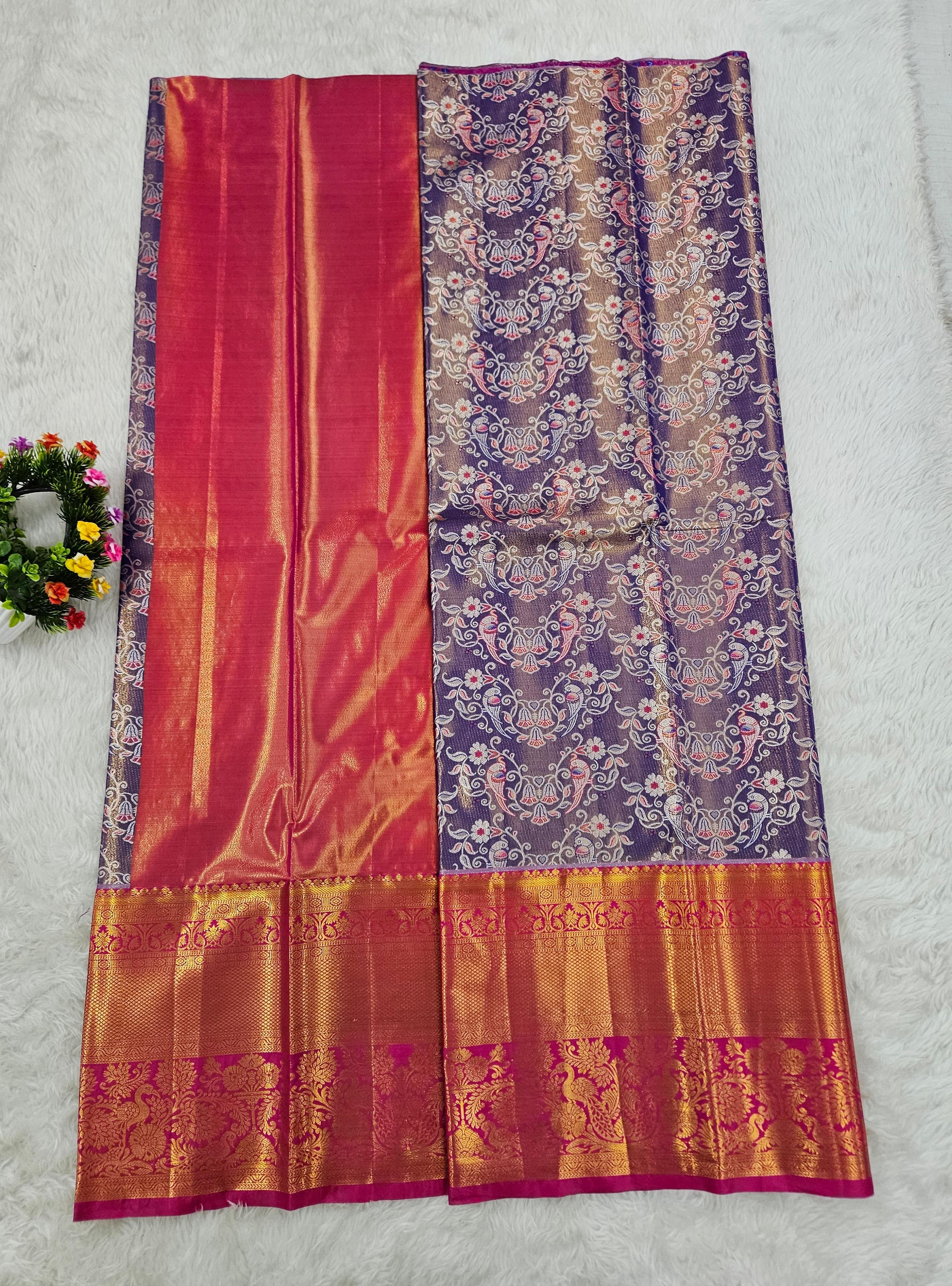 (10+ Year) Lehenga – Unstitched (Blouse + Material)