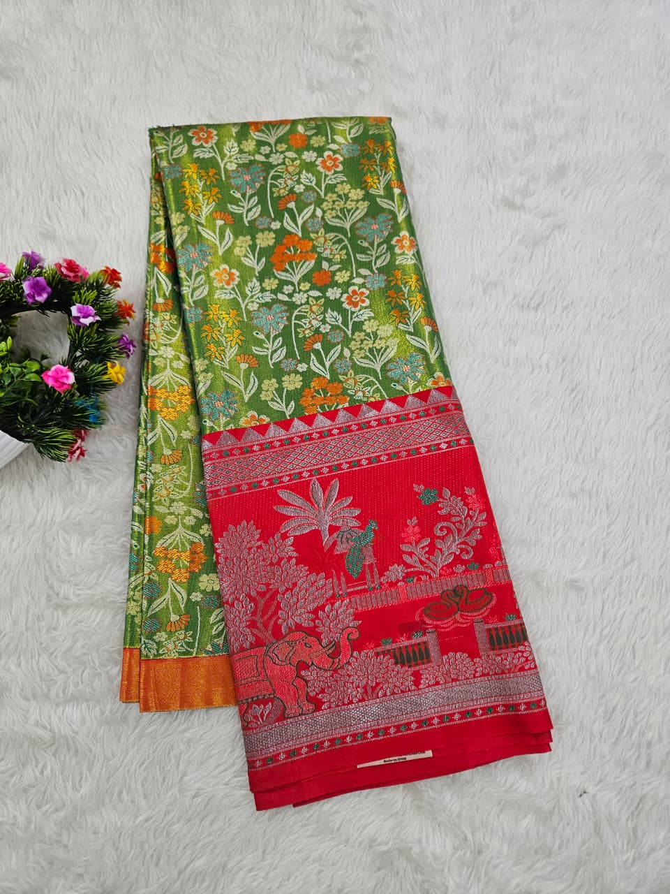 (10+ Year) Lehenga – Unstitched (Blouse + Material)