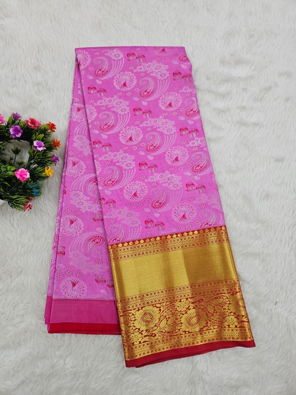 (10+ Year) Lehenga – Unstitched (Blouse + Material)