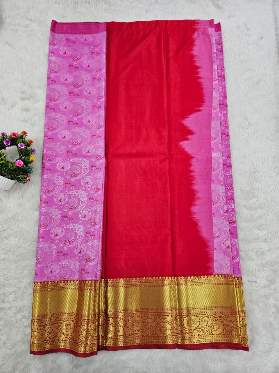 (10+ Year) Lehenga – Unstitched (Blouse + Material)