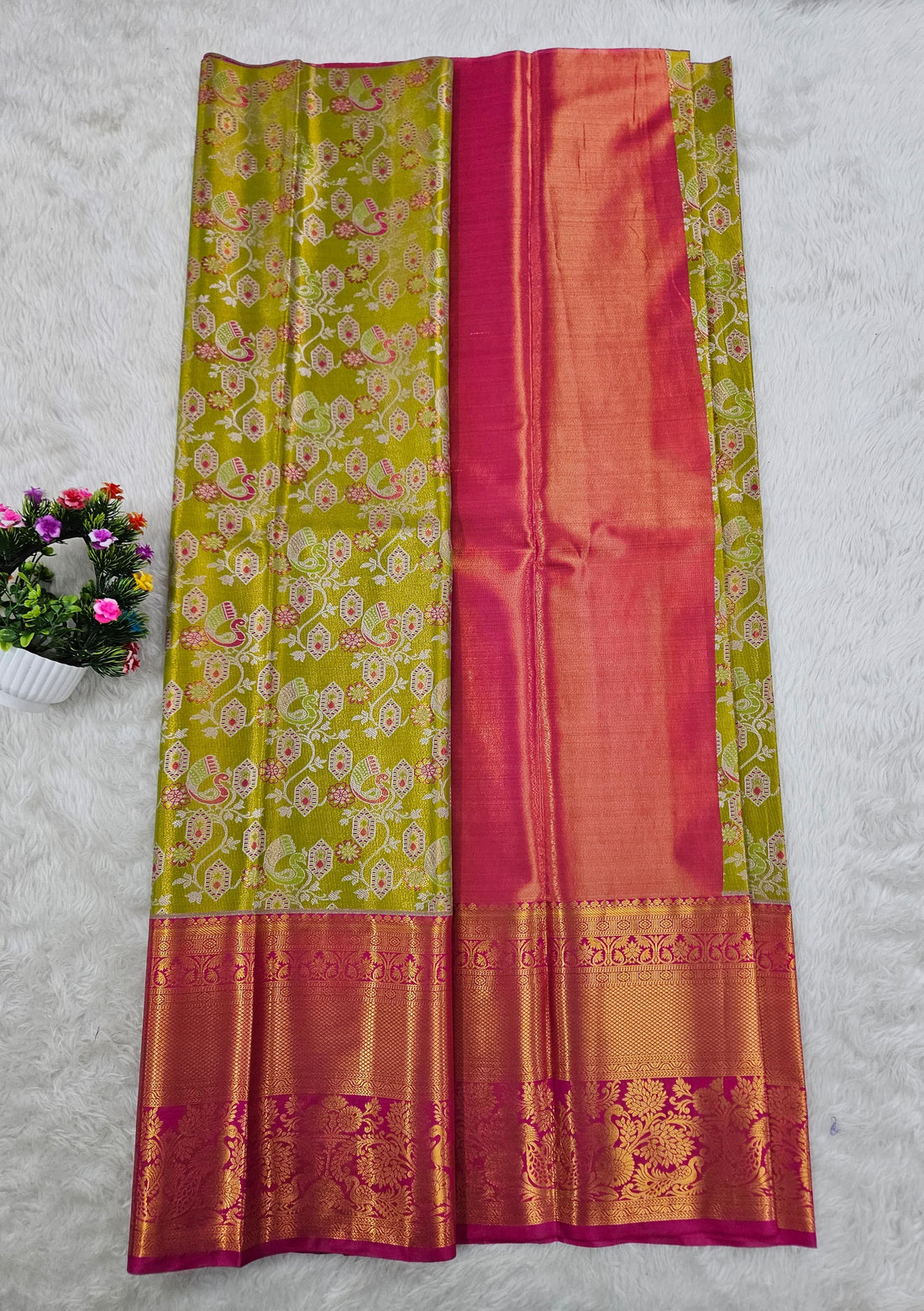 (10+ Year) Lehenga – Unstitched (Blouse + Material)