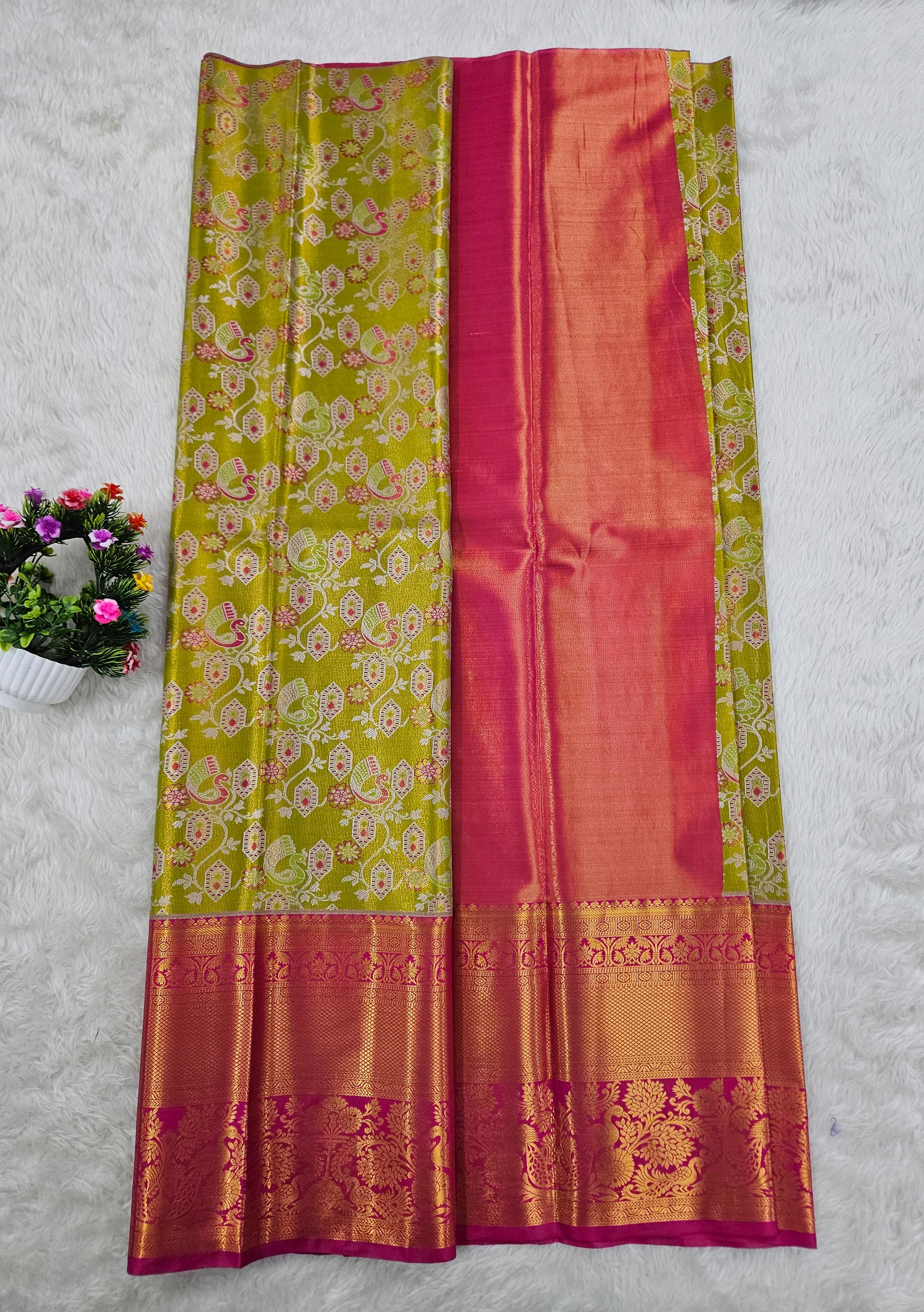 (10+ Year) Lehenga – Unstitched (Blouse + Material)