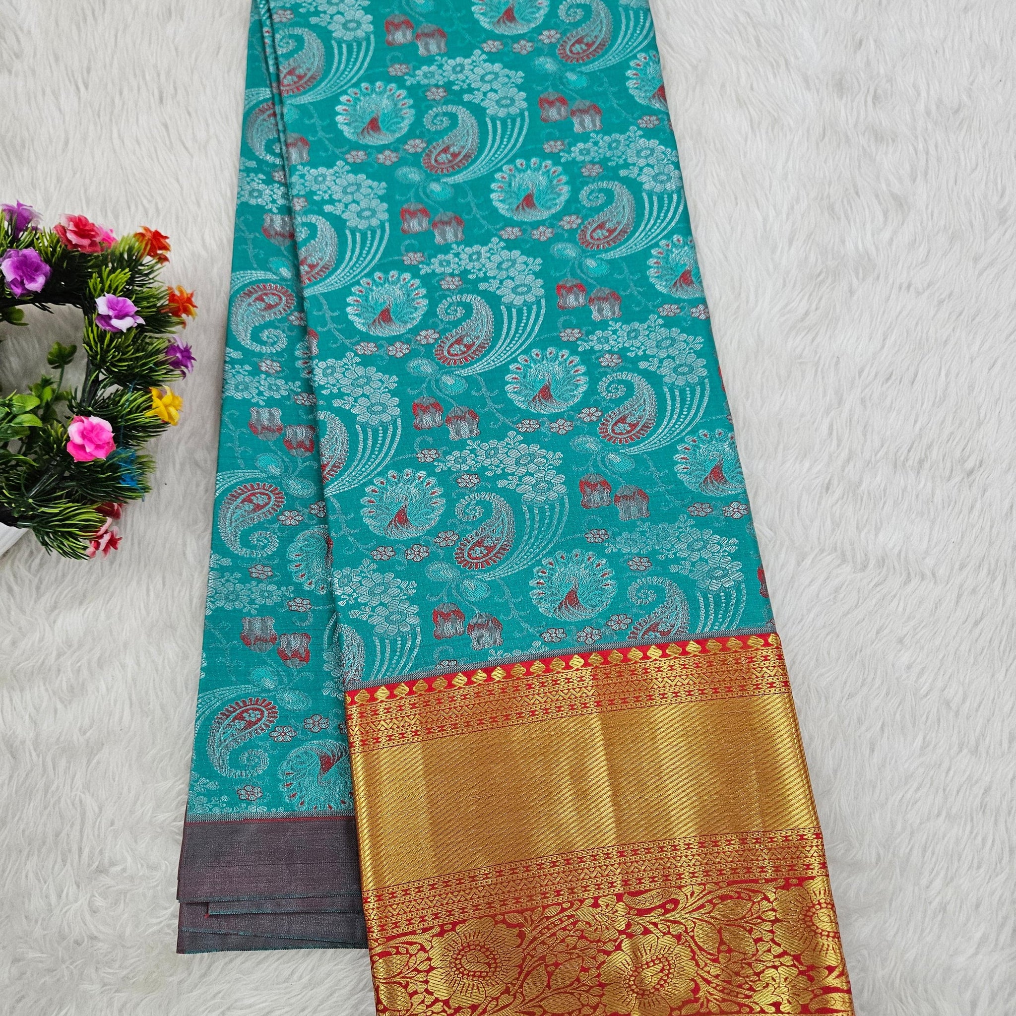 (10+ Year) Lehenga – Unstitched (Blouse + Material)