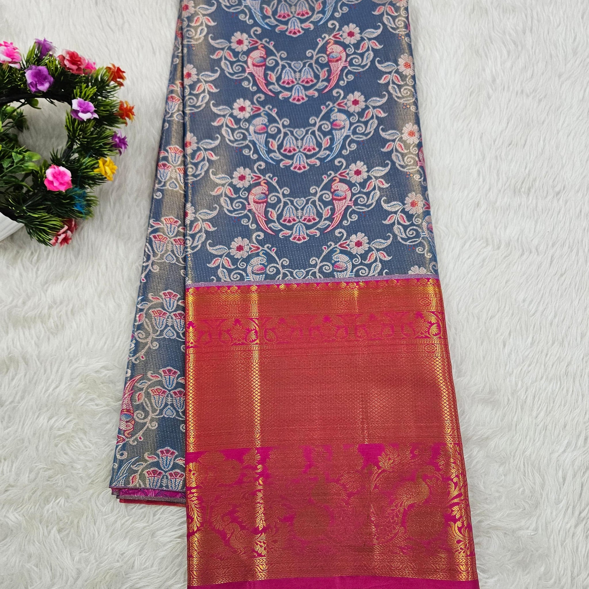 (10+ Year) Lehenga – Unstitched (Blouse + Material)