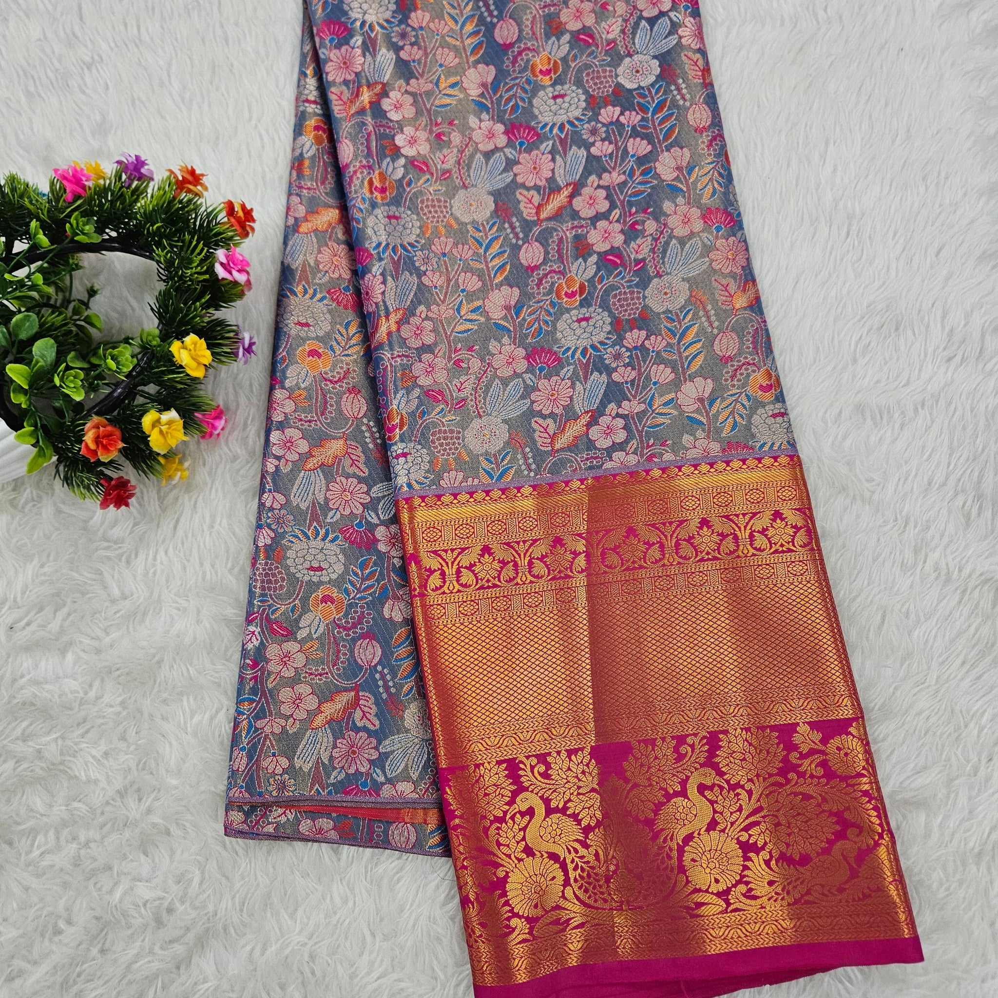 (10+ Year) Lehenga – Unstitched (Blouse + Material)