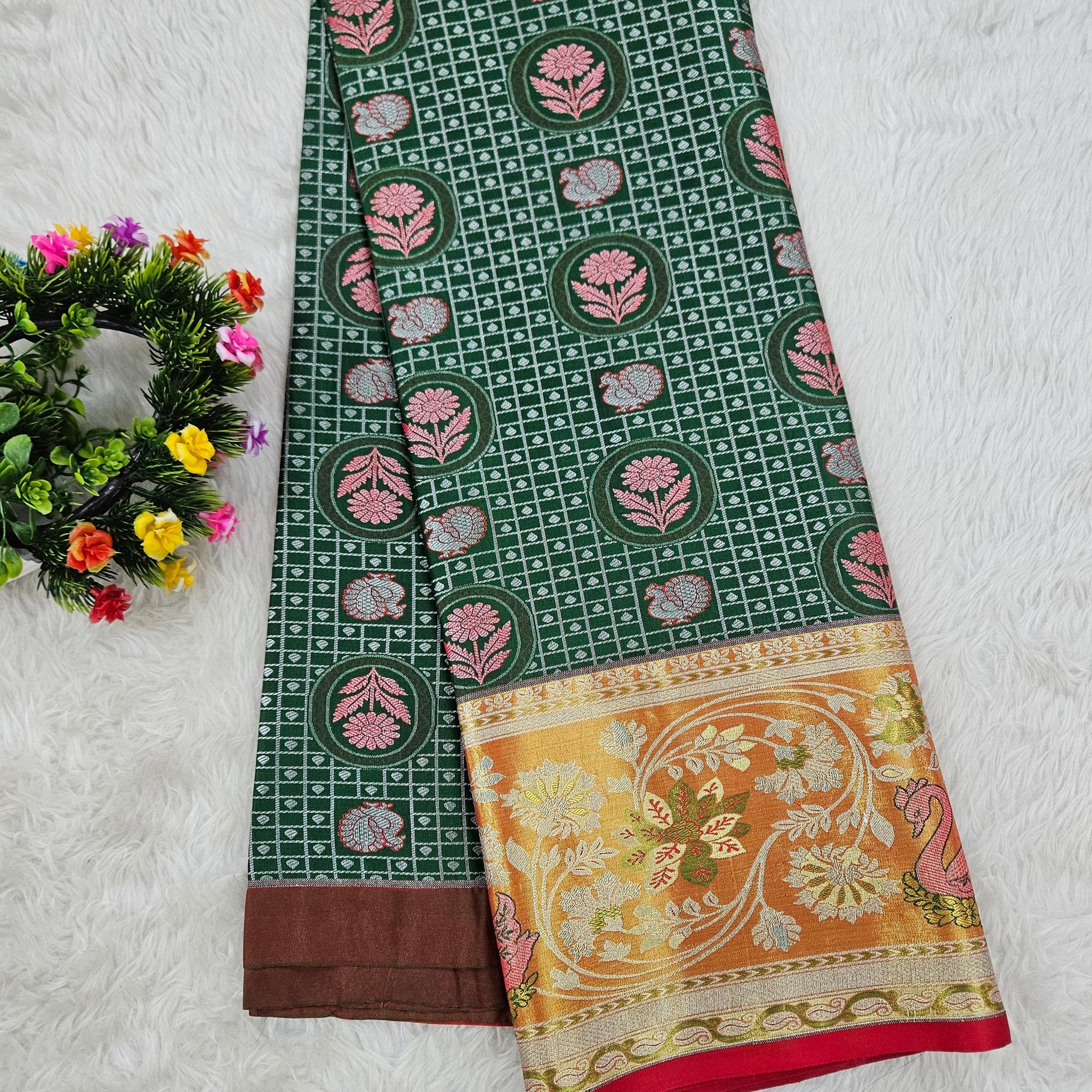 (10+ Year) Lehenga – Unstitched (Blouse + Material)