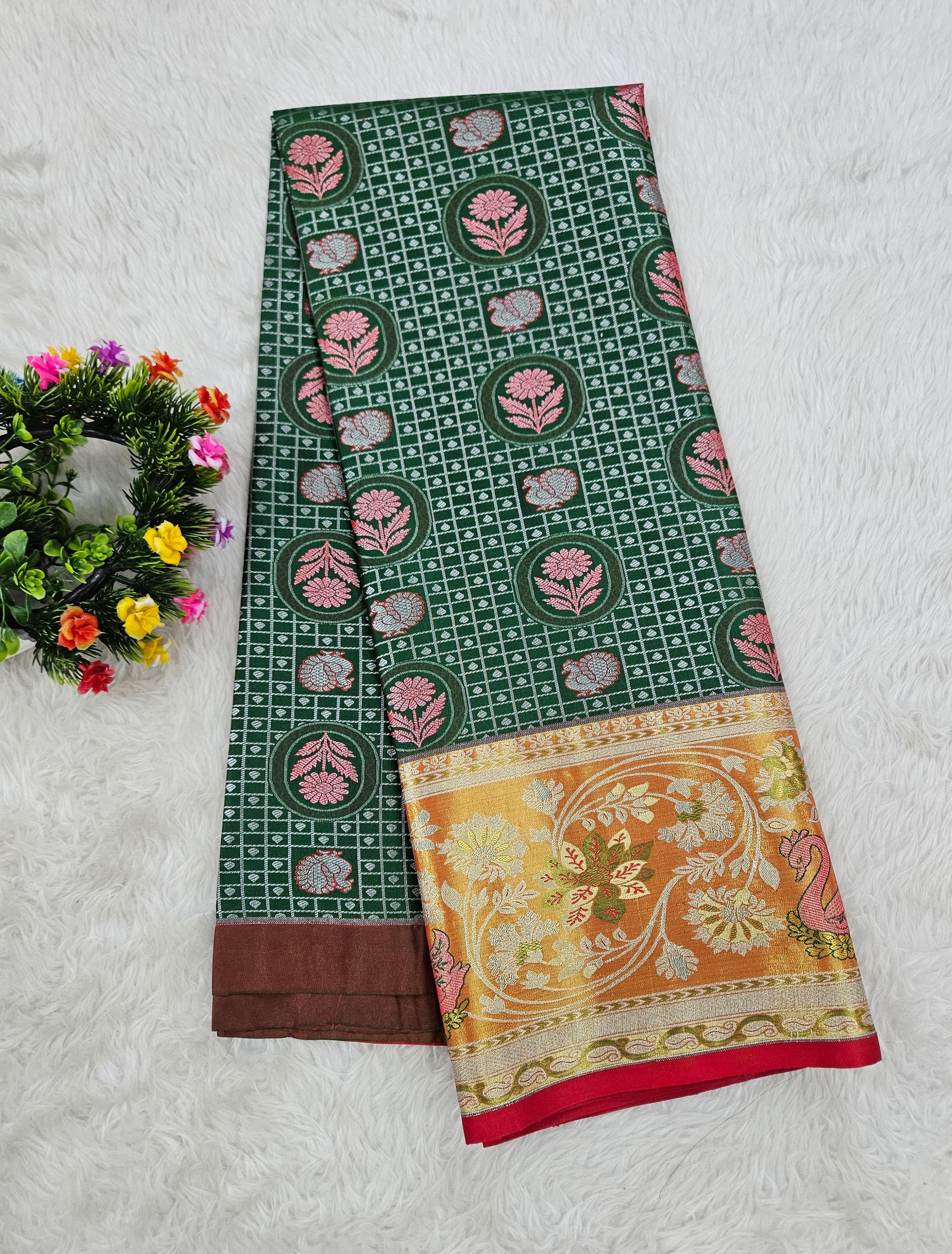 (10+ Year) Lehenga – Unstitched (Blouse + Material)