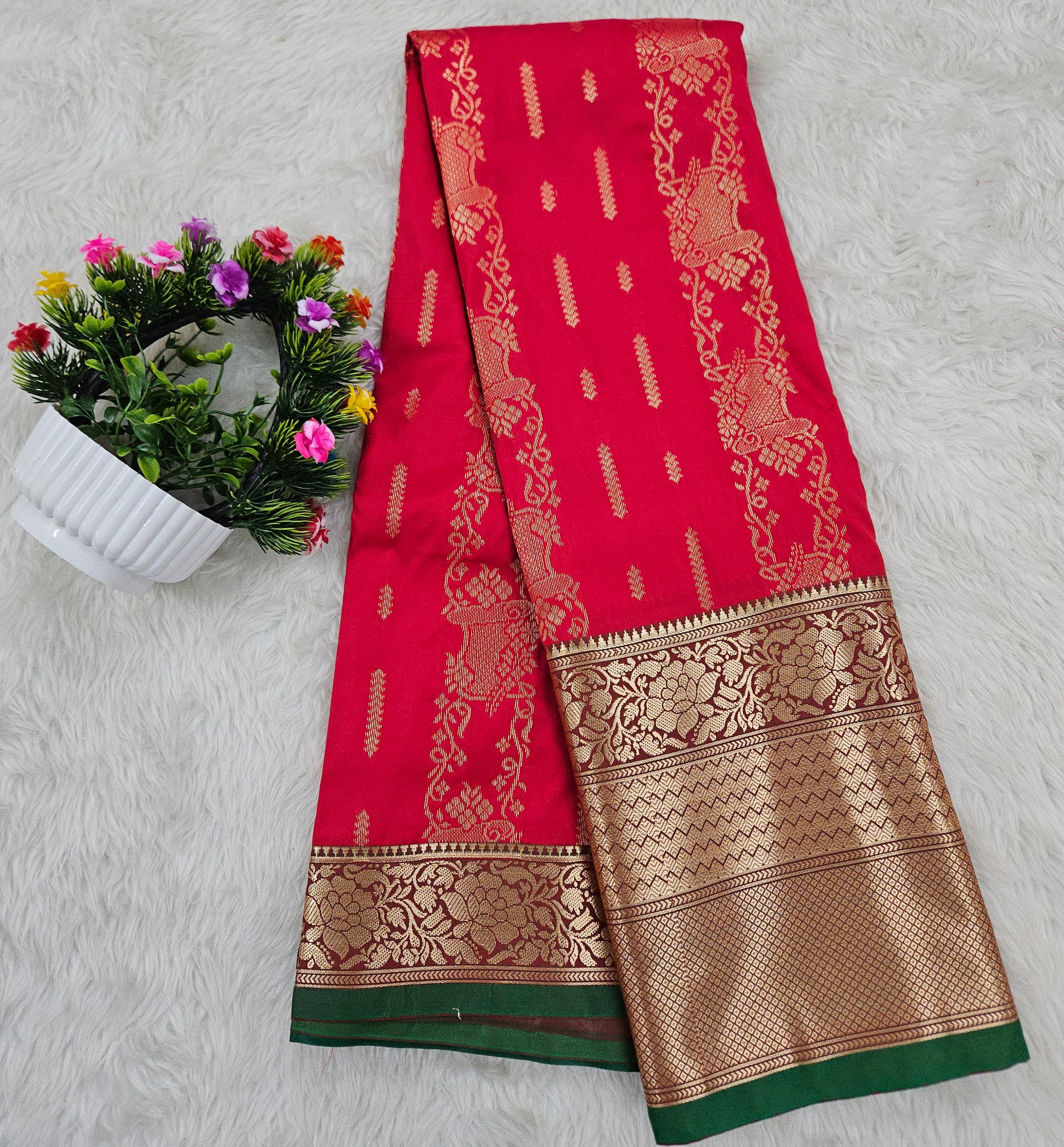 Dharmavaram pattu saree