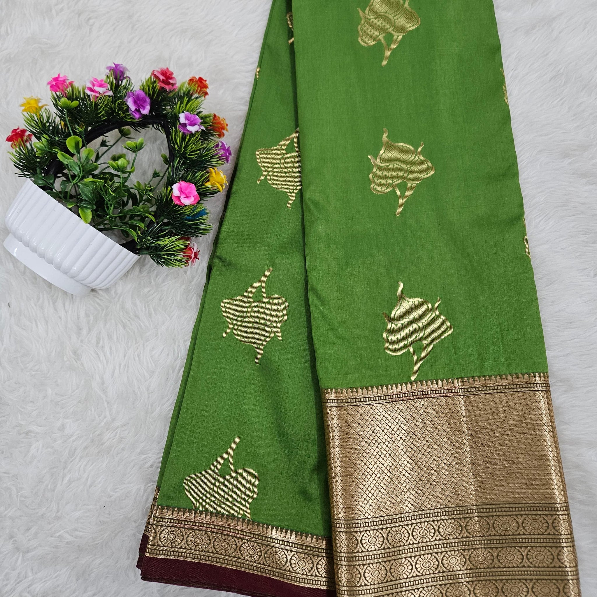 Dharmavaram pattu saree