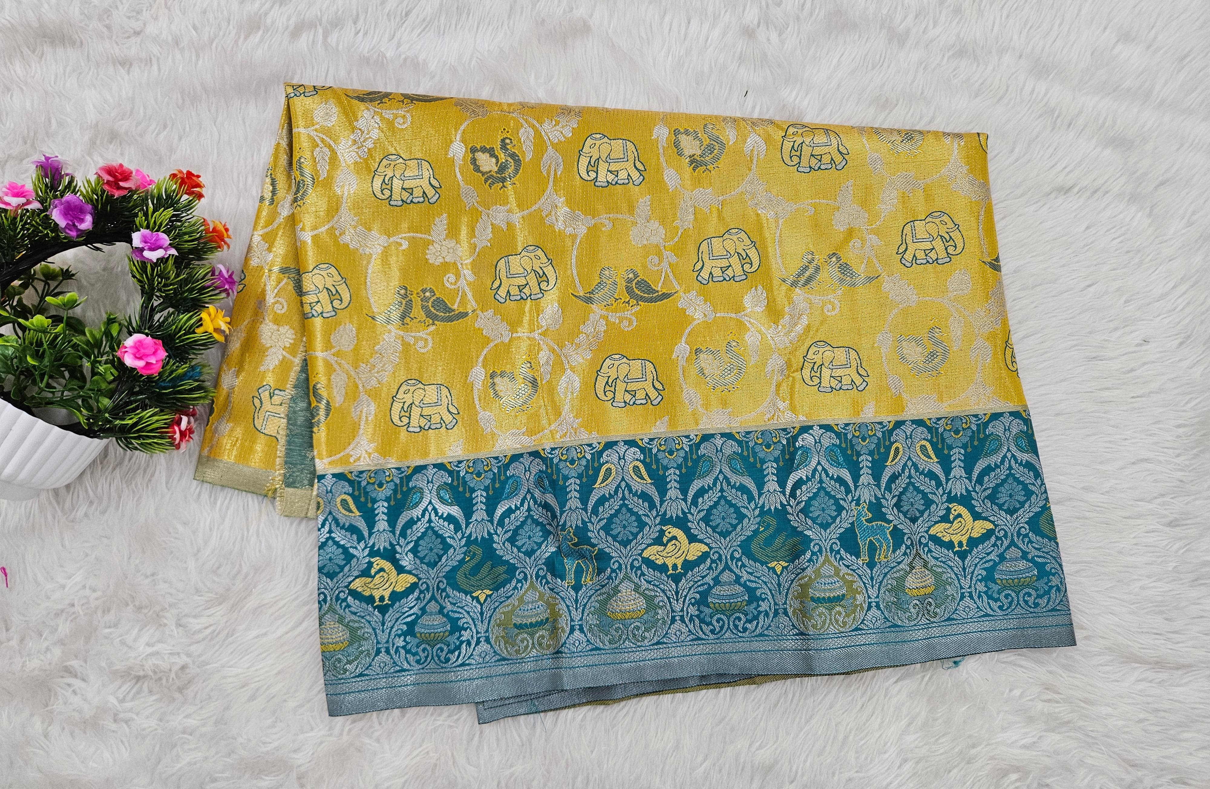 (2–5  Year) Lehenga – Unstitched (Blouse + Material)