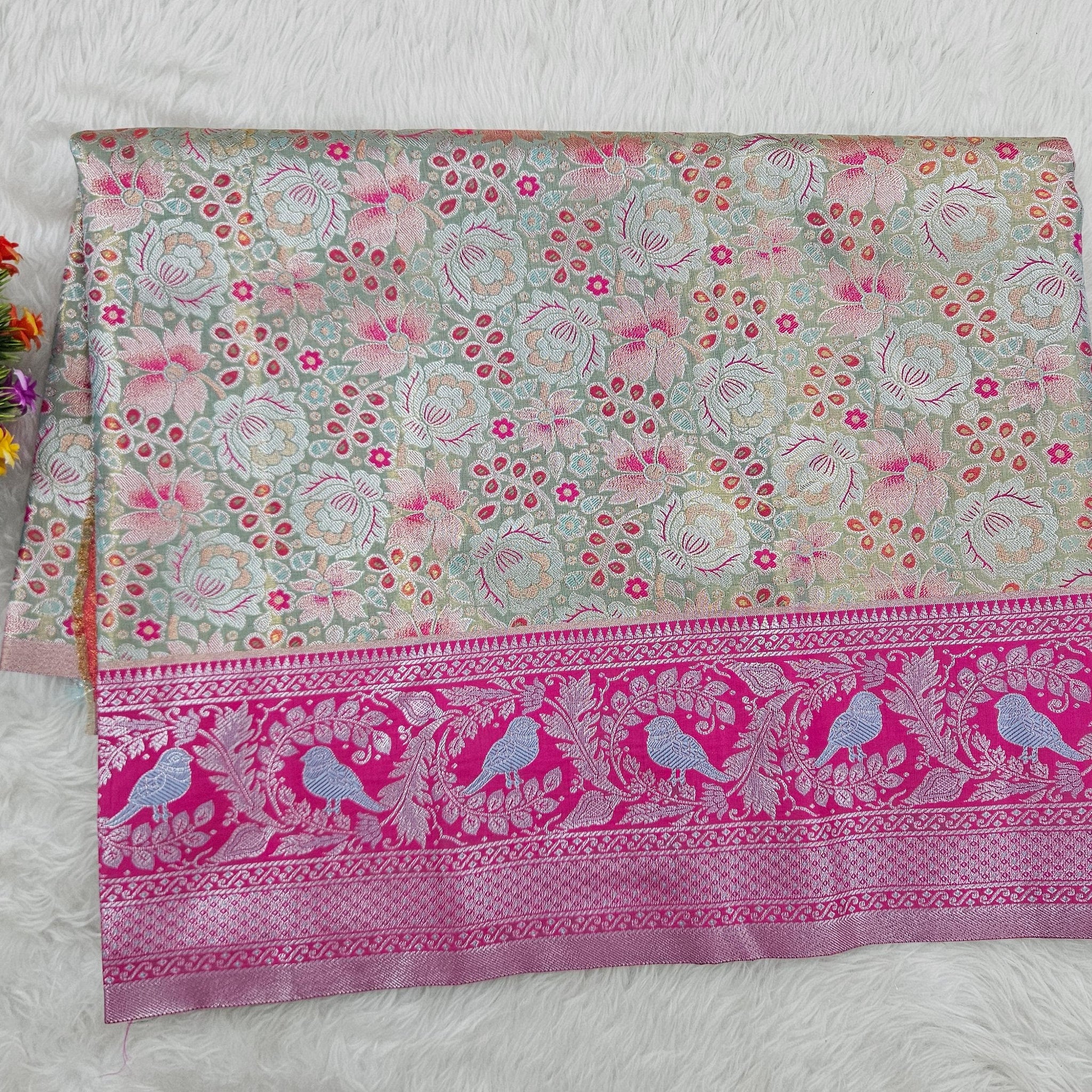 (2–5  Year) Lehenga – Unstitched (Blouse + Material)