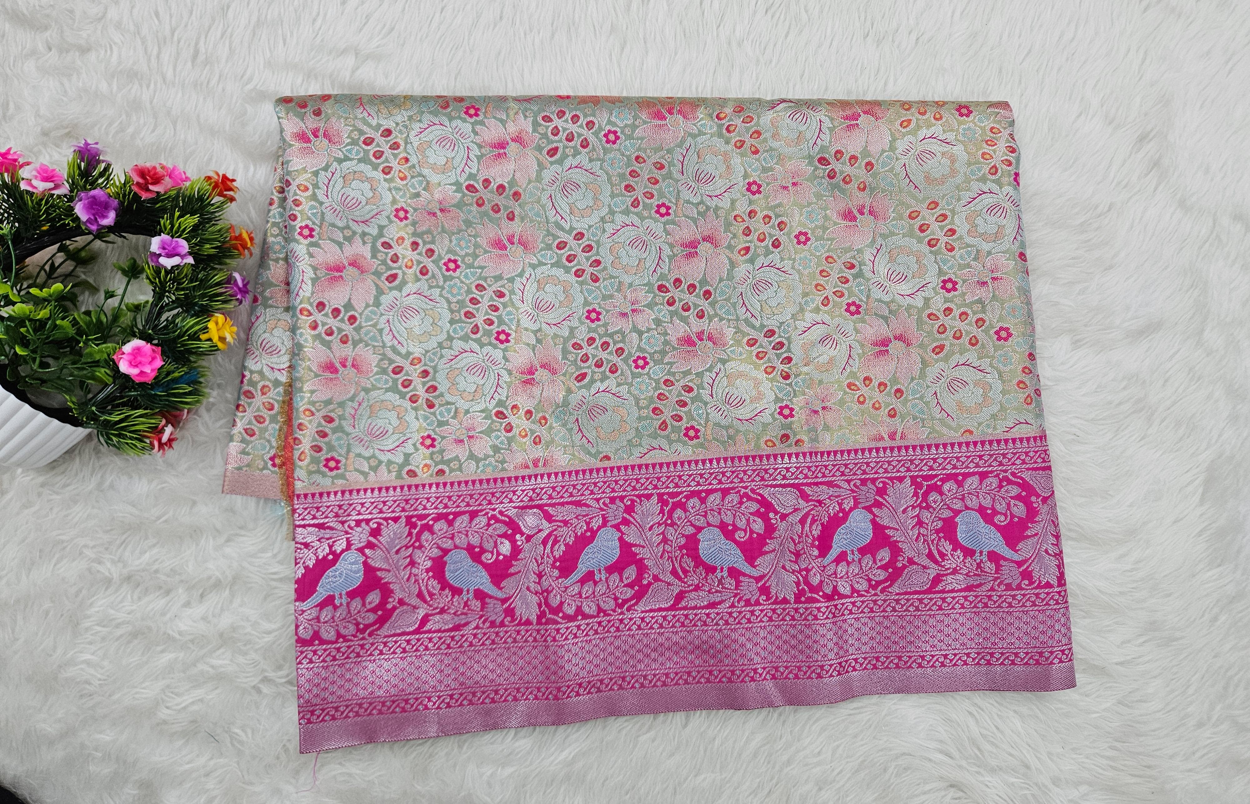 (2–5  Year) Lehenga – Unstitched (Blouse + Material)