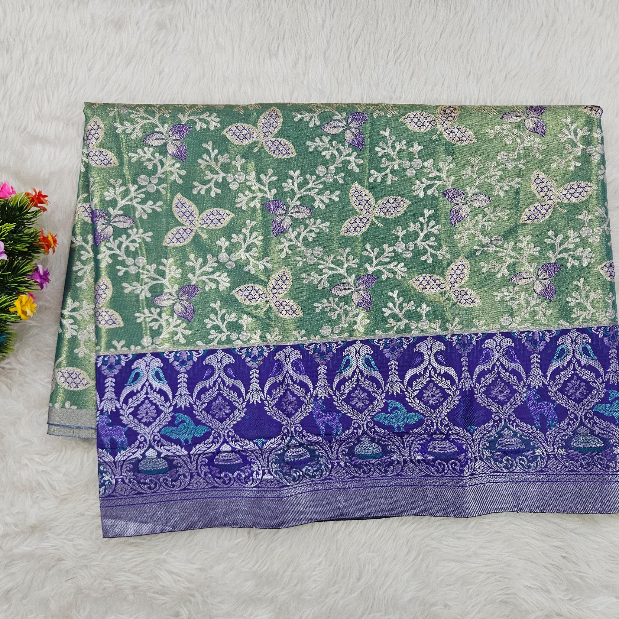 (2–5  Year) Lehenga – Unstitched (Blouse + Material)