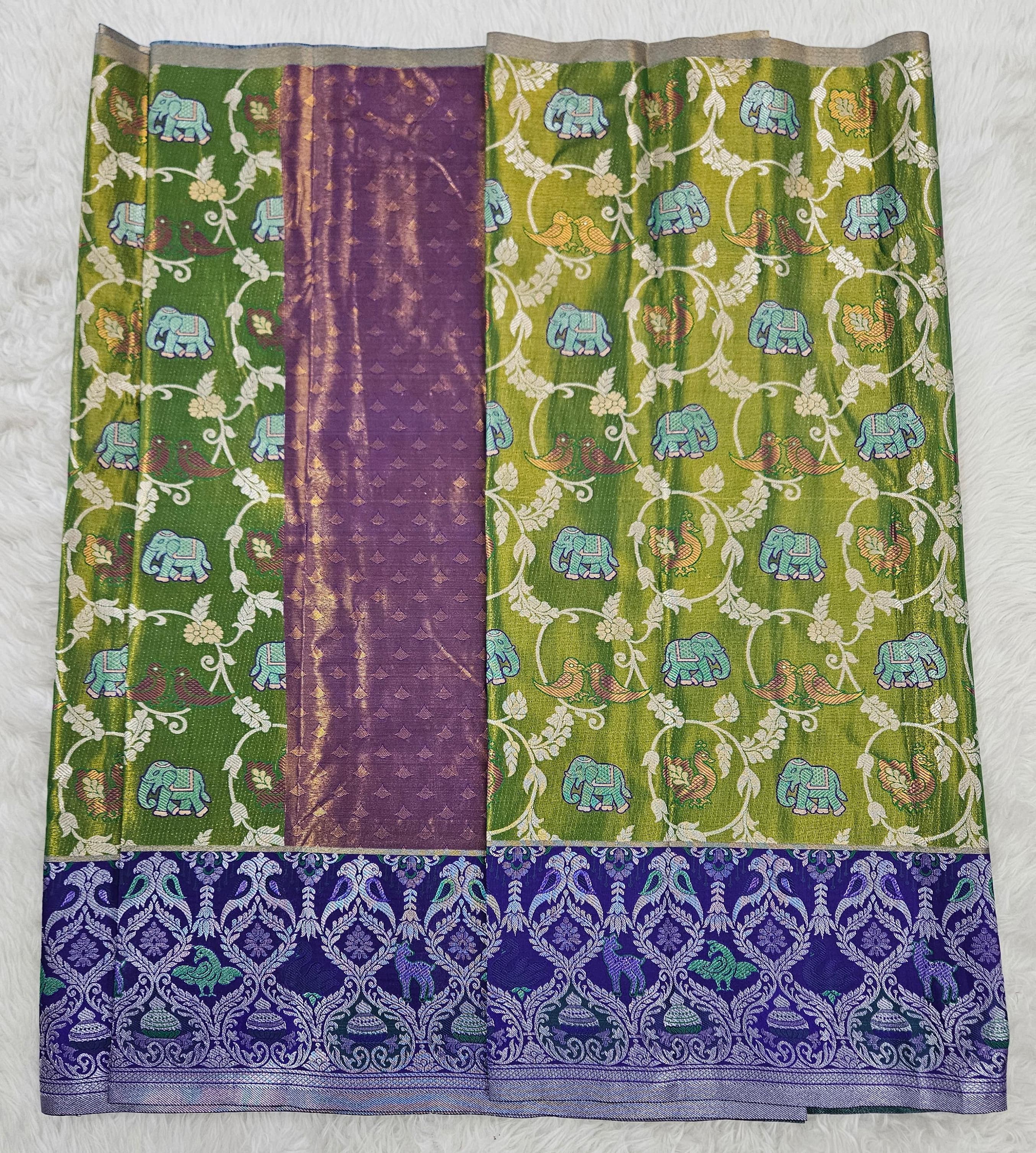 (2–5  Year) Lehenga – Unstitched (Blouse + Material)