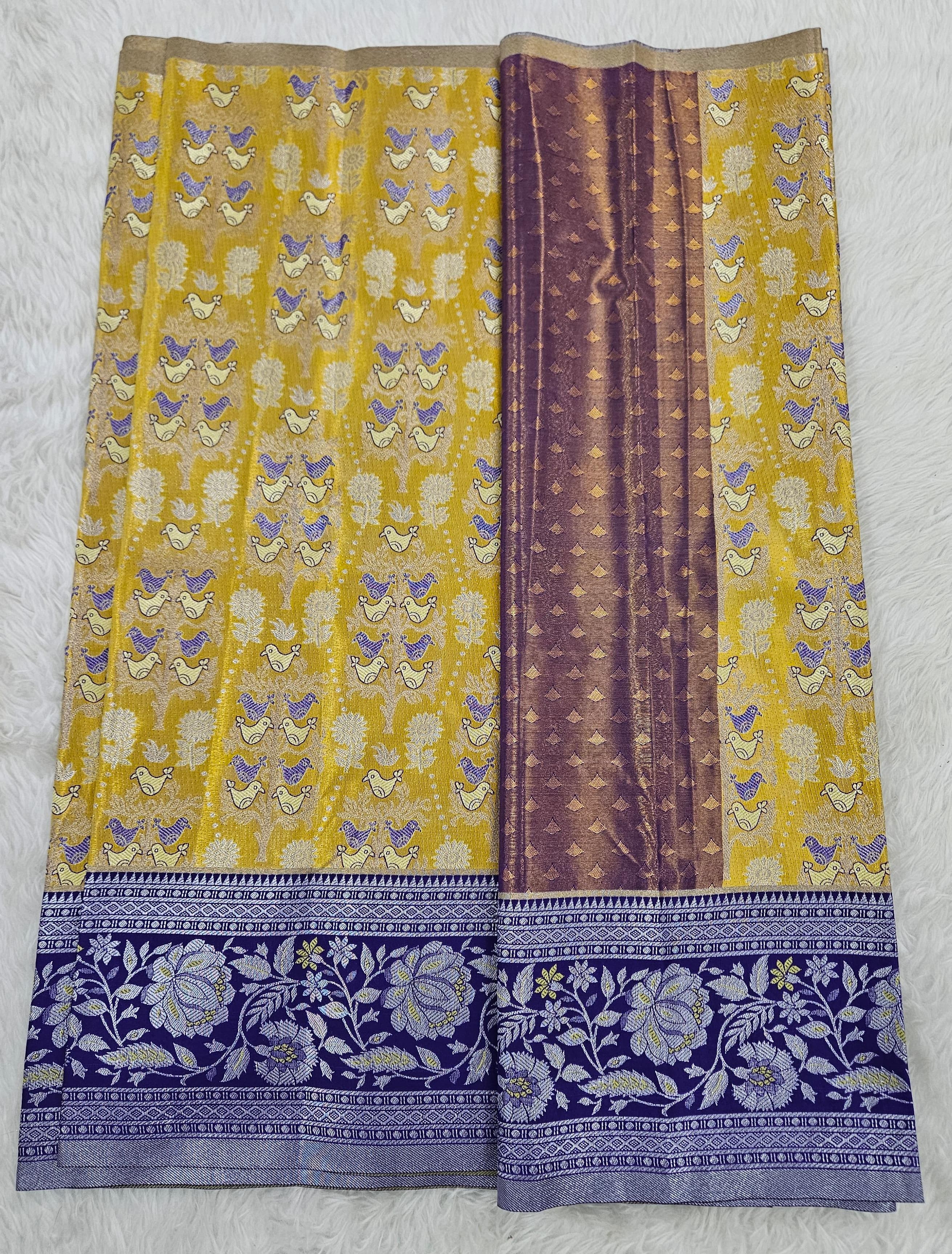 (2–5  Year) Lehenga – Unstitched (Blouse + Material)