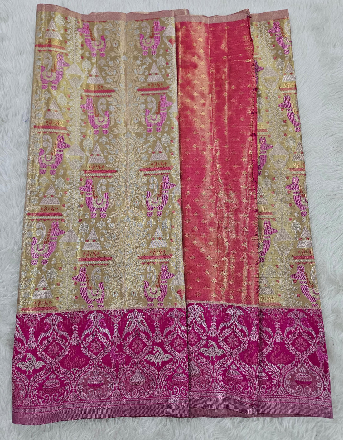 (2–5  Year) Lehenga – Unstitched (Blouse + Material)