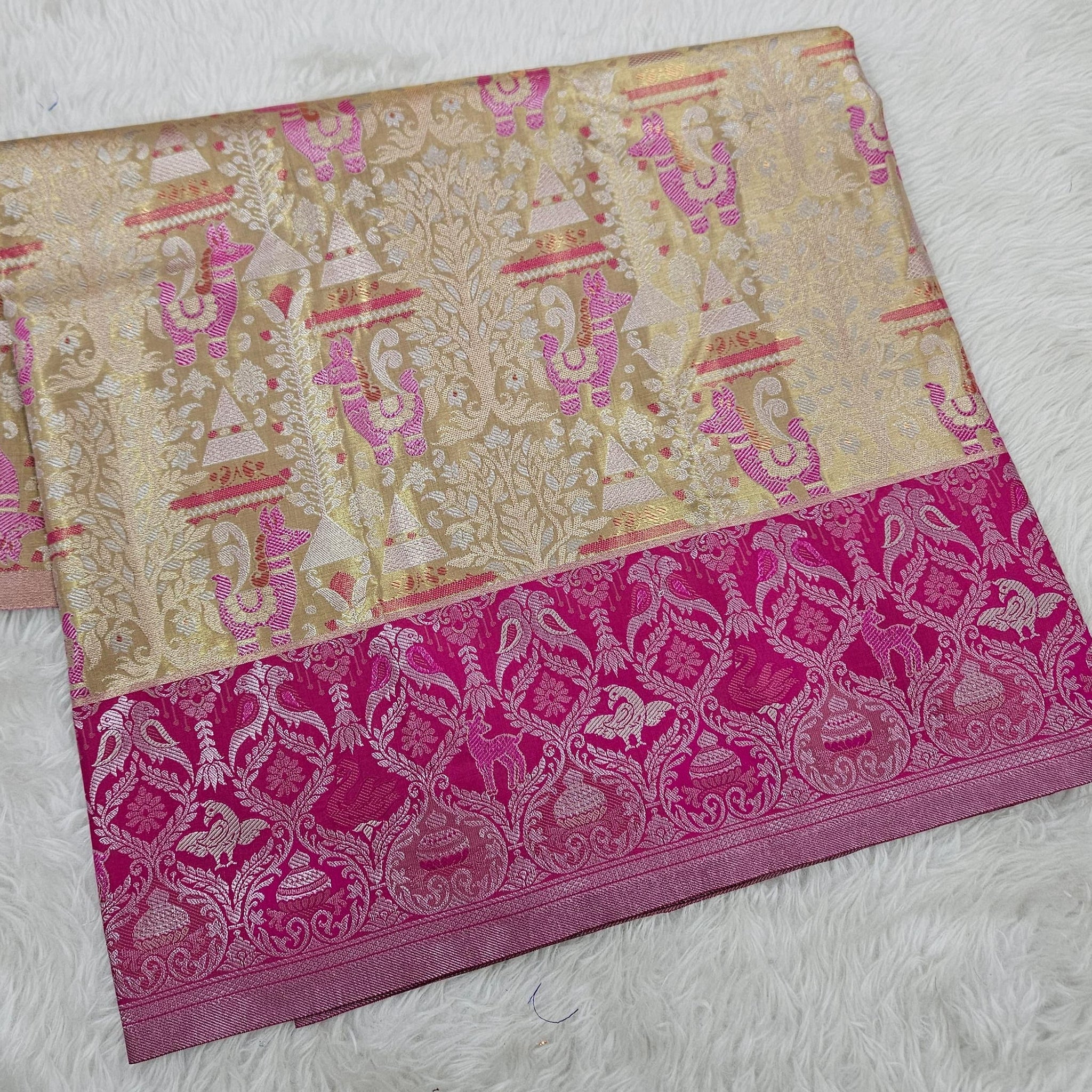 (2–5  Year) Lehenga – Unstitched (Blouse + Material)