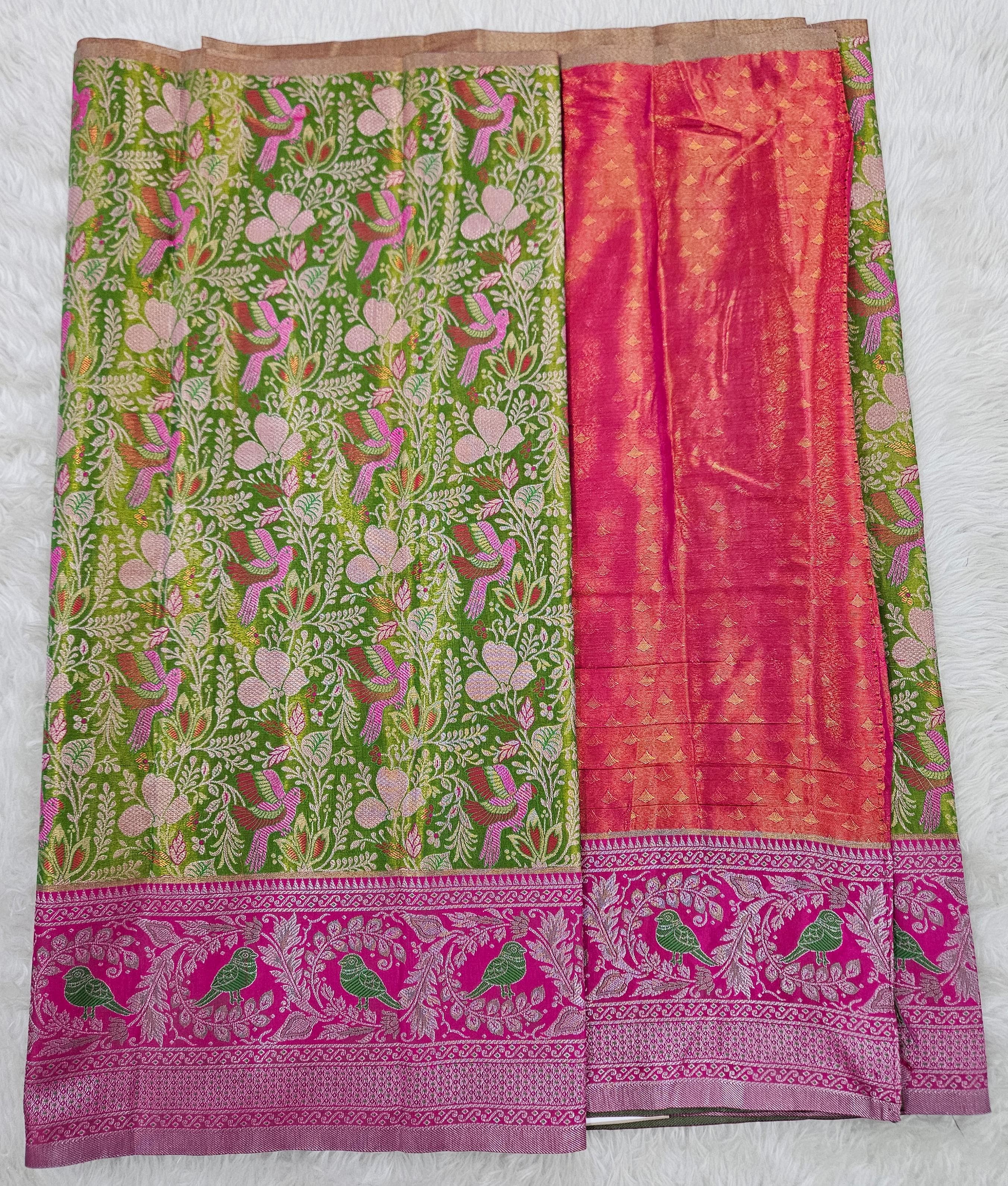 (2–5  Year) Lehenga – Unstitched (Blouse + Material)