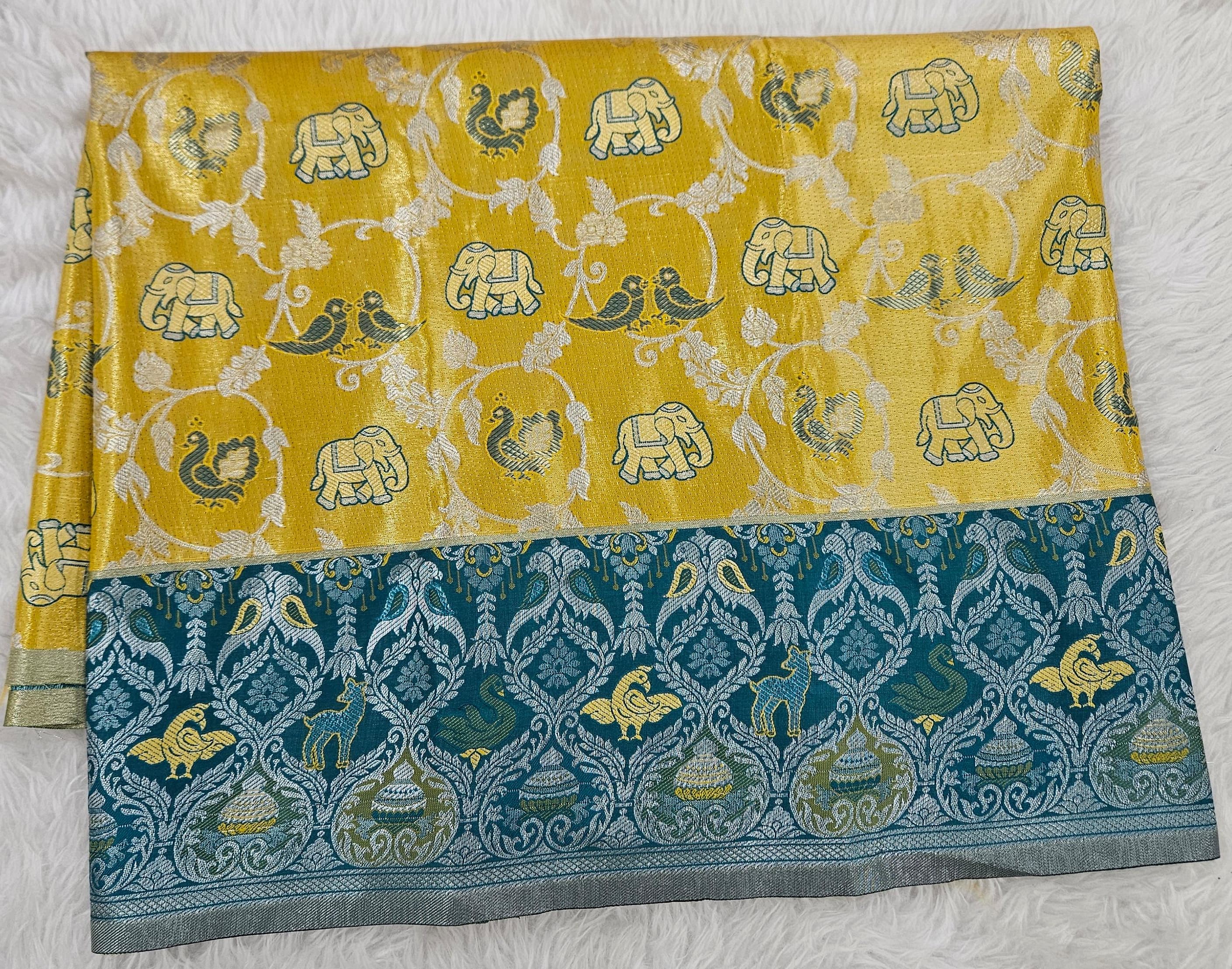 (2–5  Year) Lehenga – Unstitched (Blouse + Material)