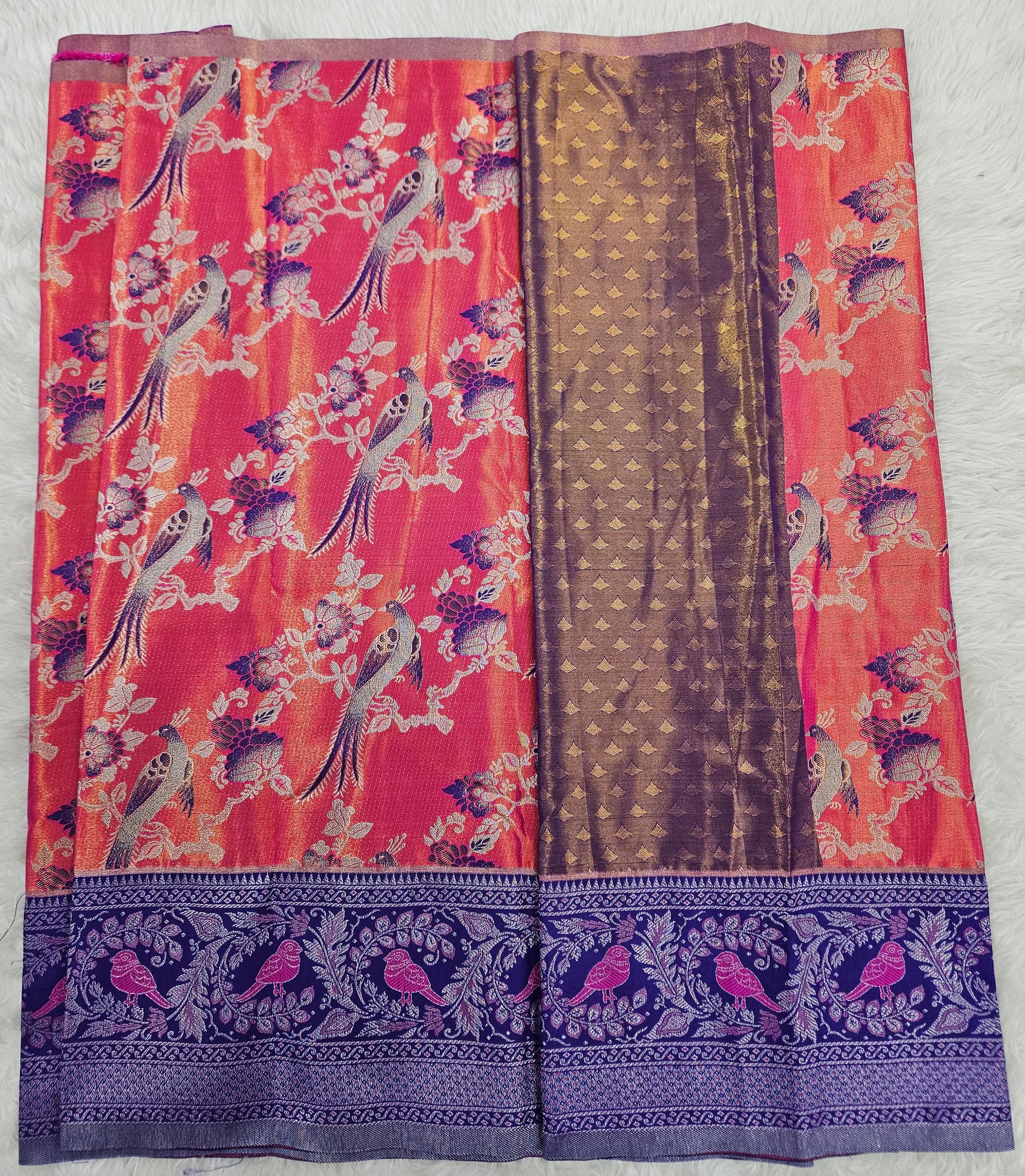 (2–5  Year) Lehenga – Unstitched (Blouse + Material)