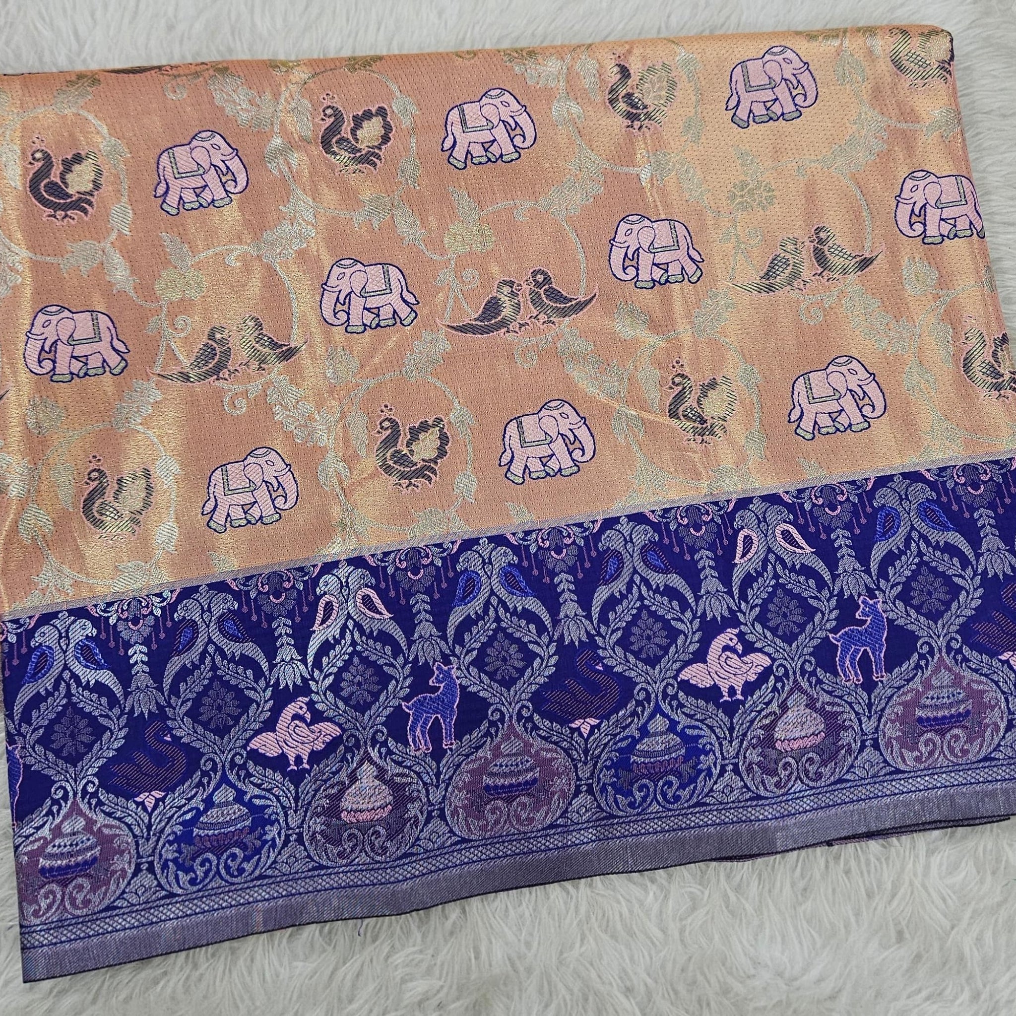 (2–5  Year) Lehenga – Unstitched (Blouse + Material)