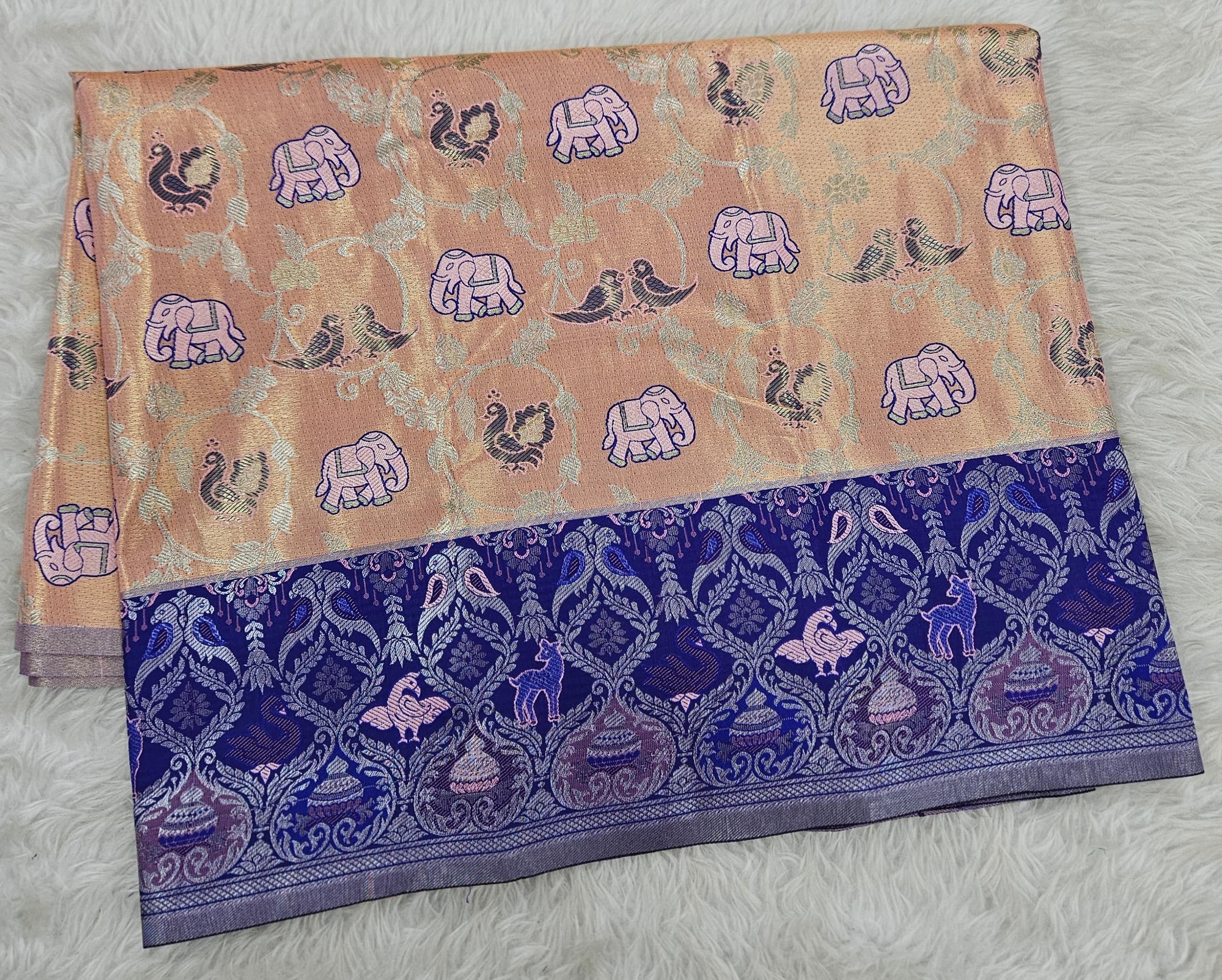 (2–5  Year) Lehenga – Unstitched (Blouse + Material)